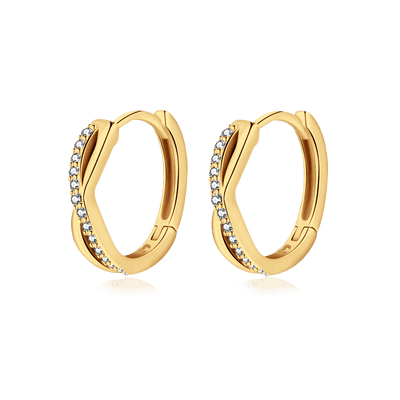 Intertwined Hoop Earrings