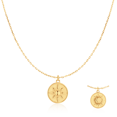 Moon and Sun Necklace