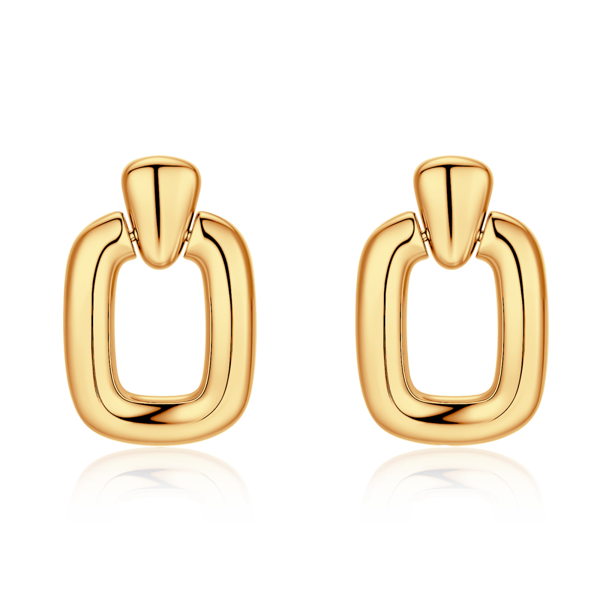 Rectangular Hoop Earrings
