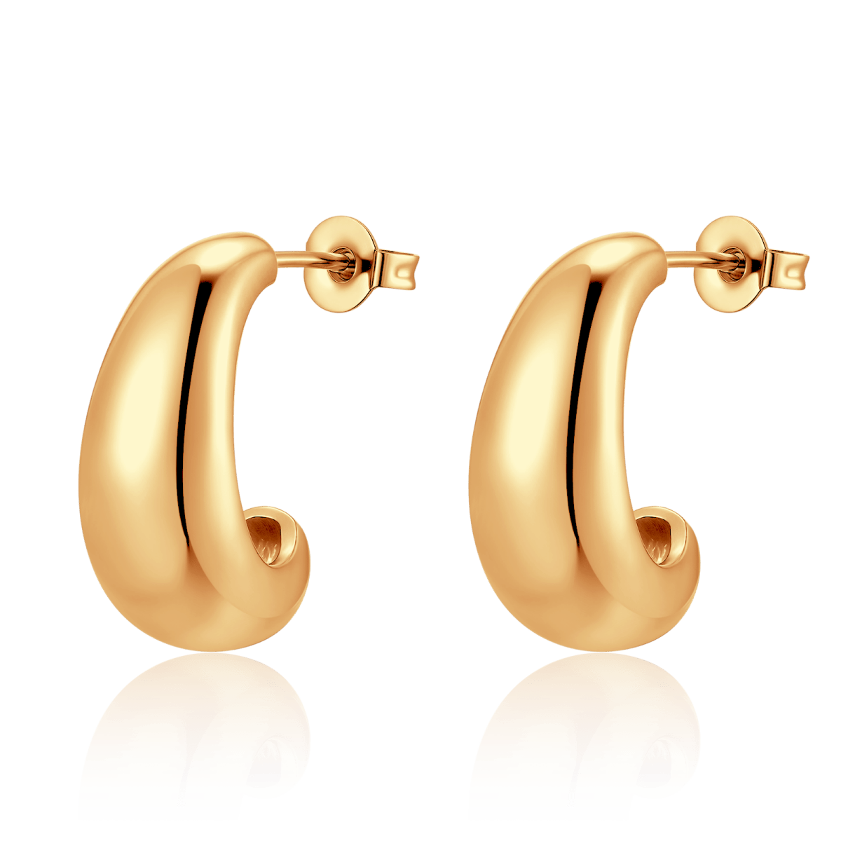 Half Ring Arched Earrings