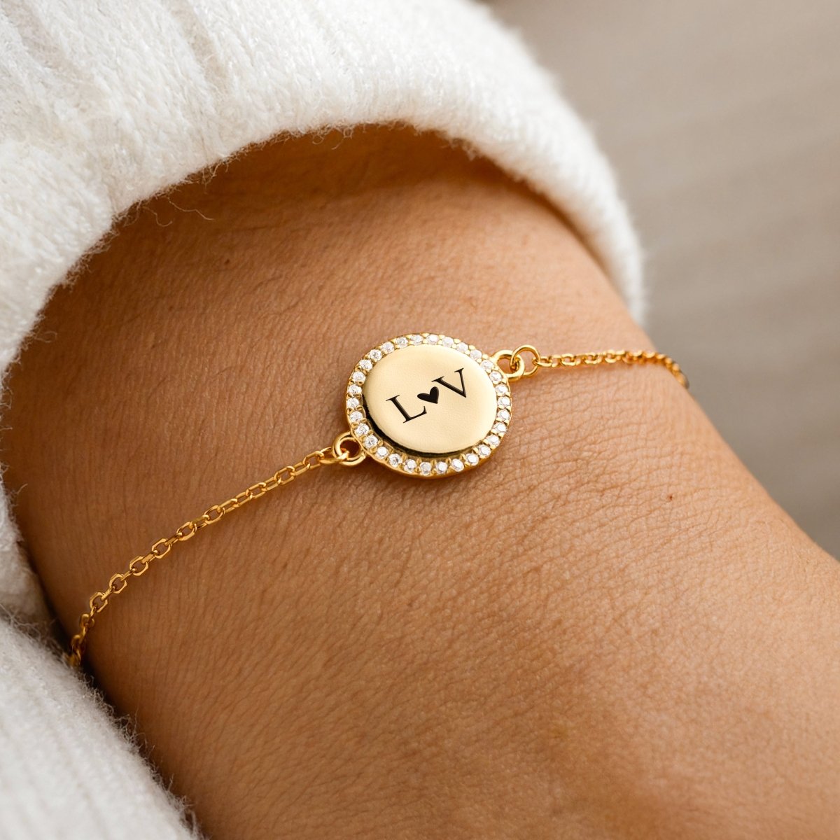 Crystalline Contour Bracelet - Personalized