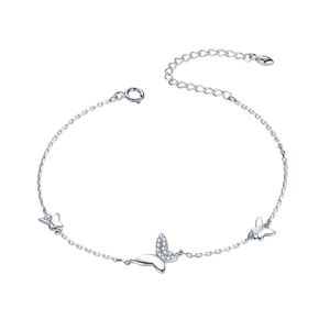 Three Butterfly Bracelet
