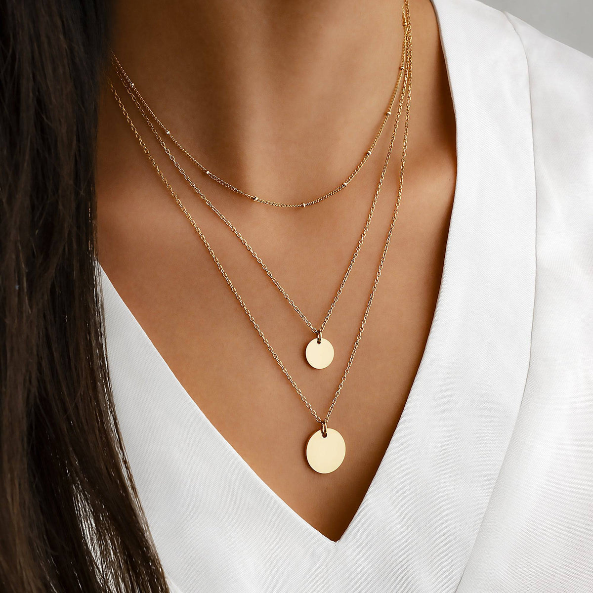 Triple Chains Necklace