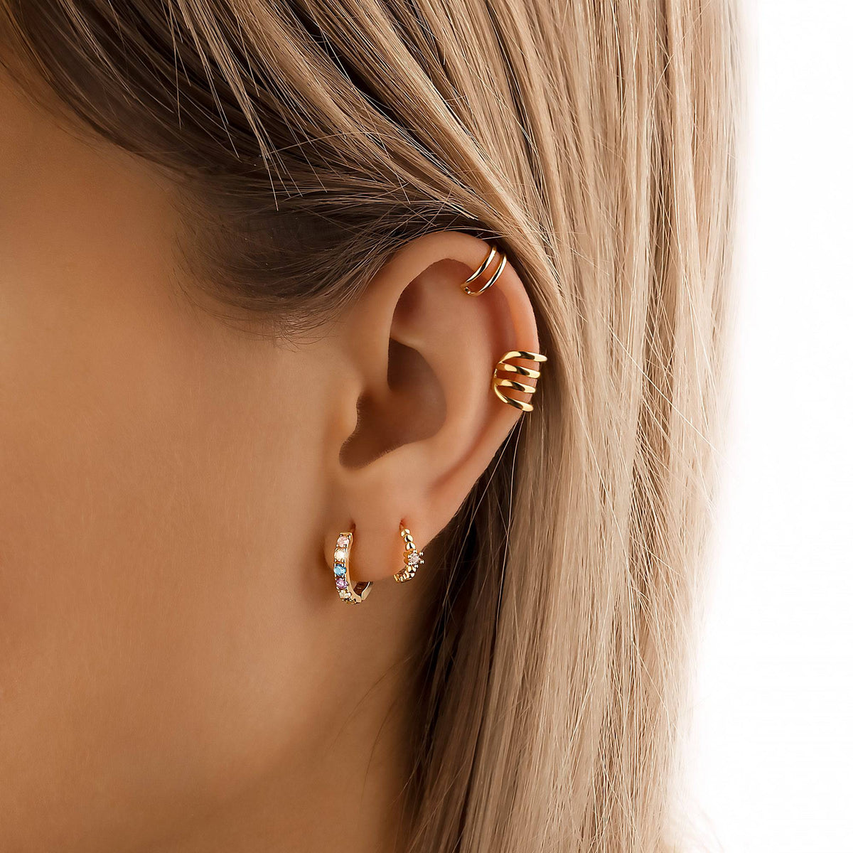 Colourful Zircons Earrings