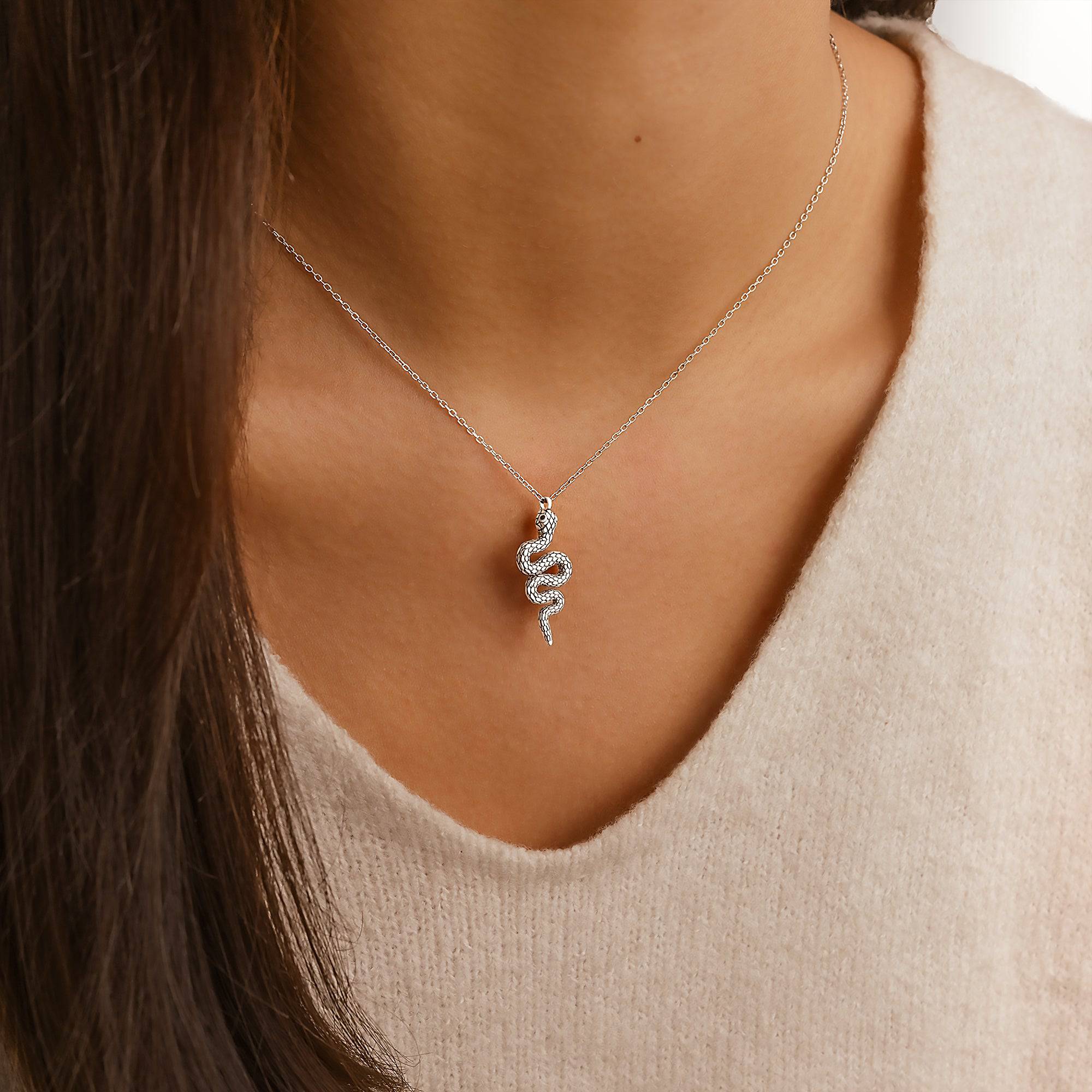 "Serpentine Viper" Necklace - SophiaJewels