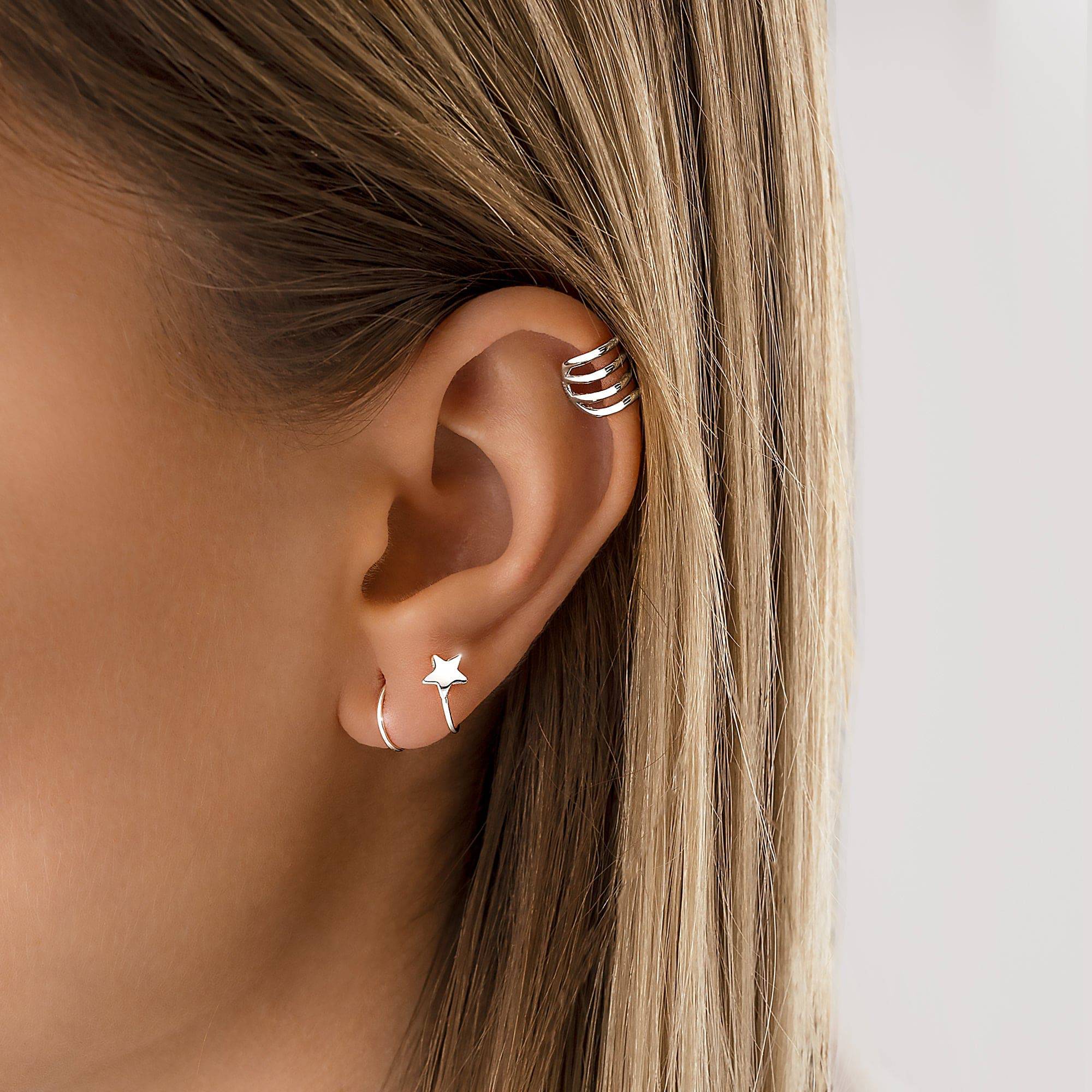 "Spiral Star" Earrings - SophiaJewels