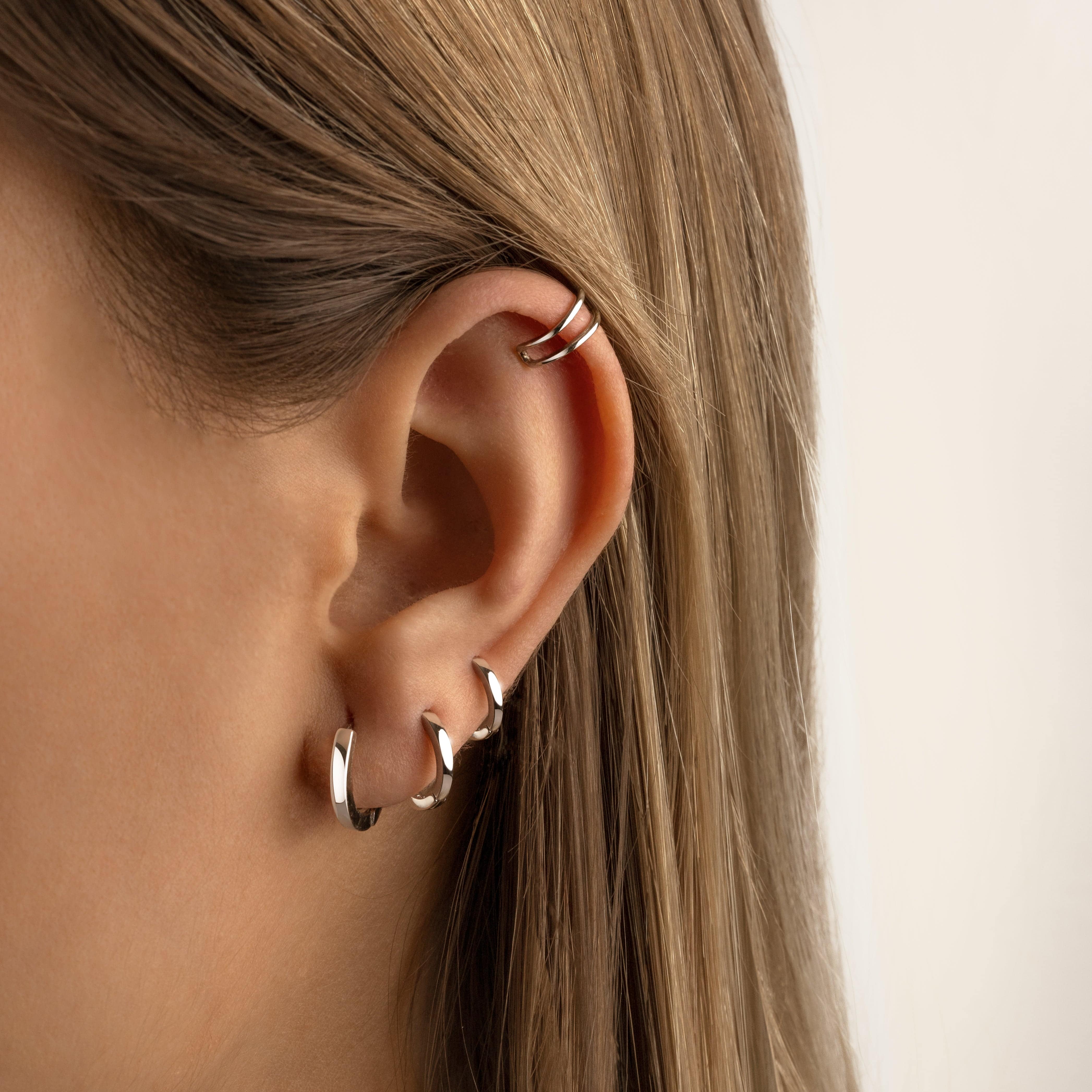 "Hoops Trio" Earrings - SophiaJewels