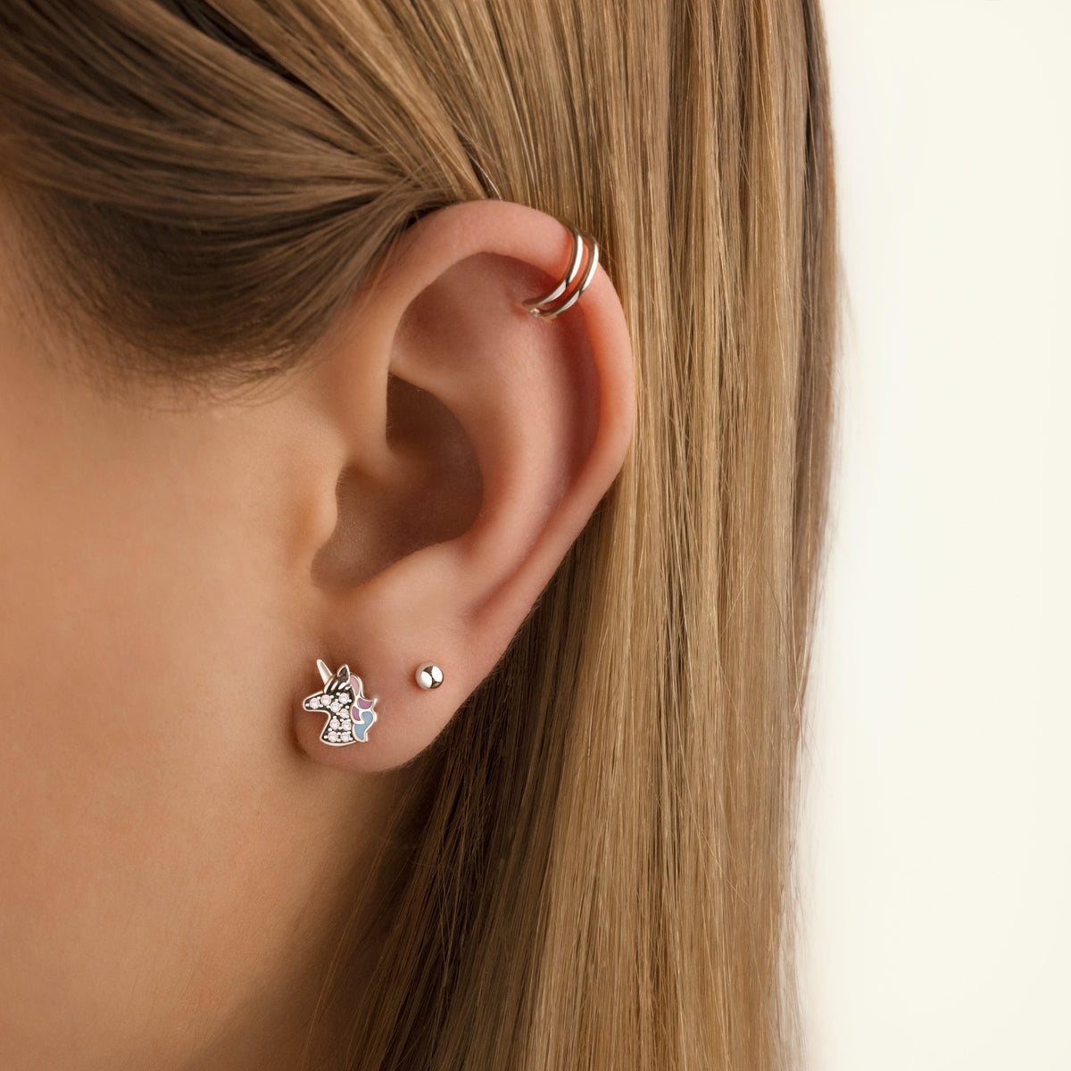Unicorn Glitter Colour Earrings