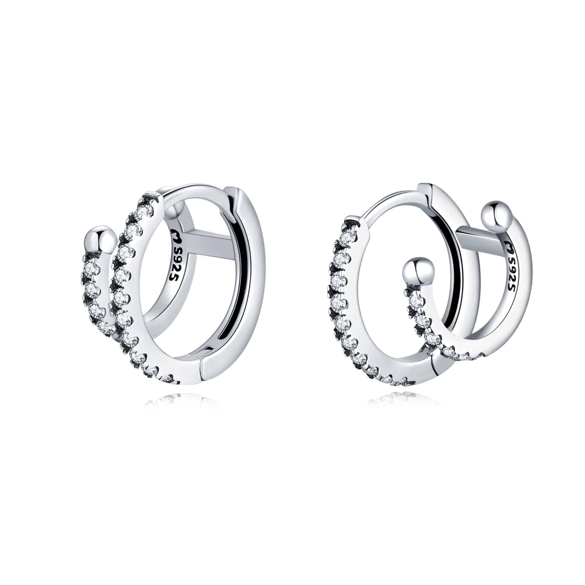 Pandora string of on sale beads hoop earrings