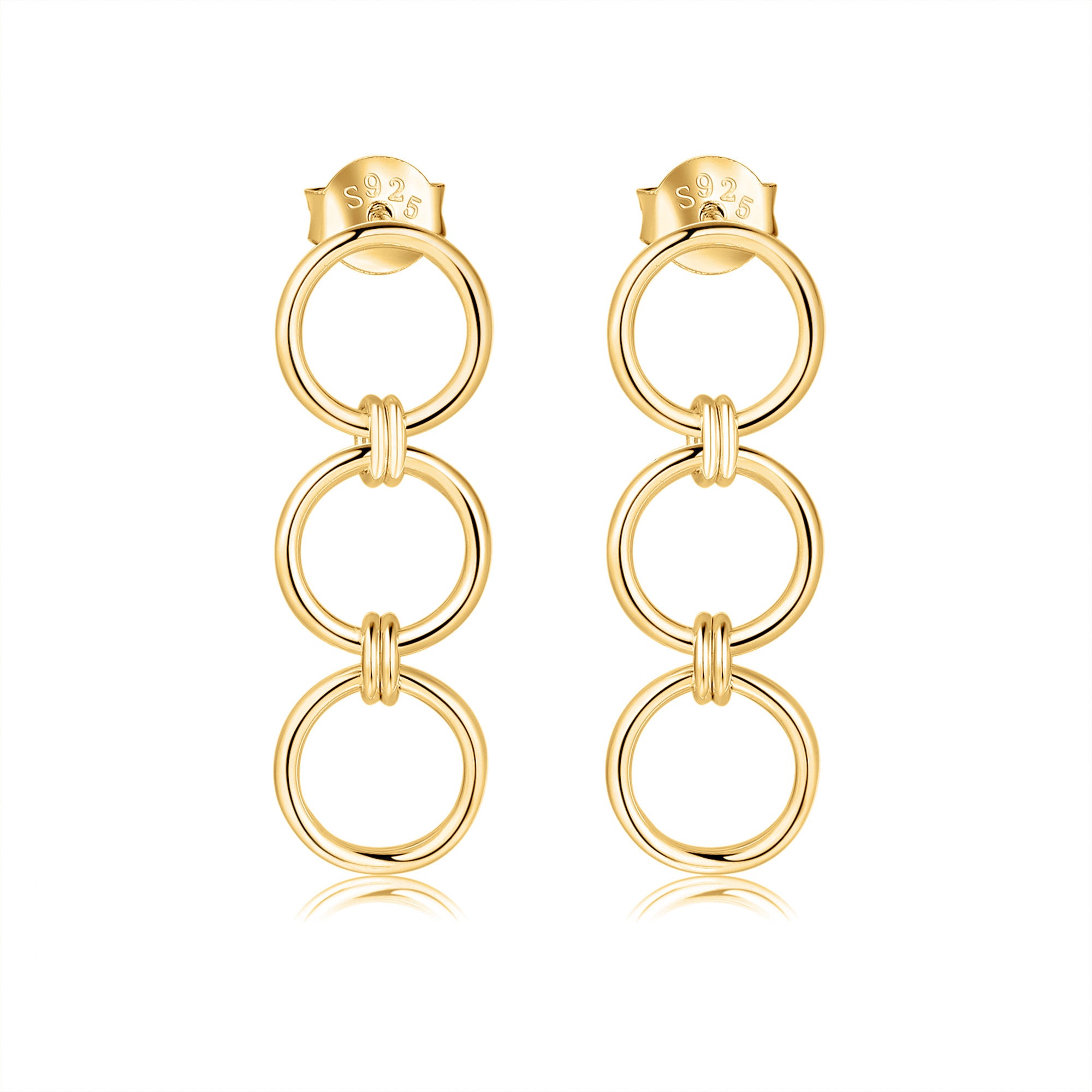 "String of Hoops" Earrings - SophiaJewels
