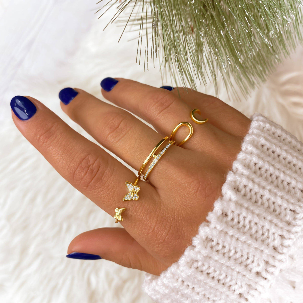 Little Butterflies Ring