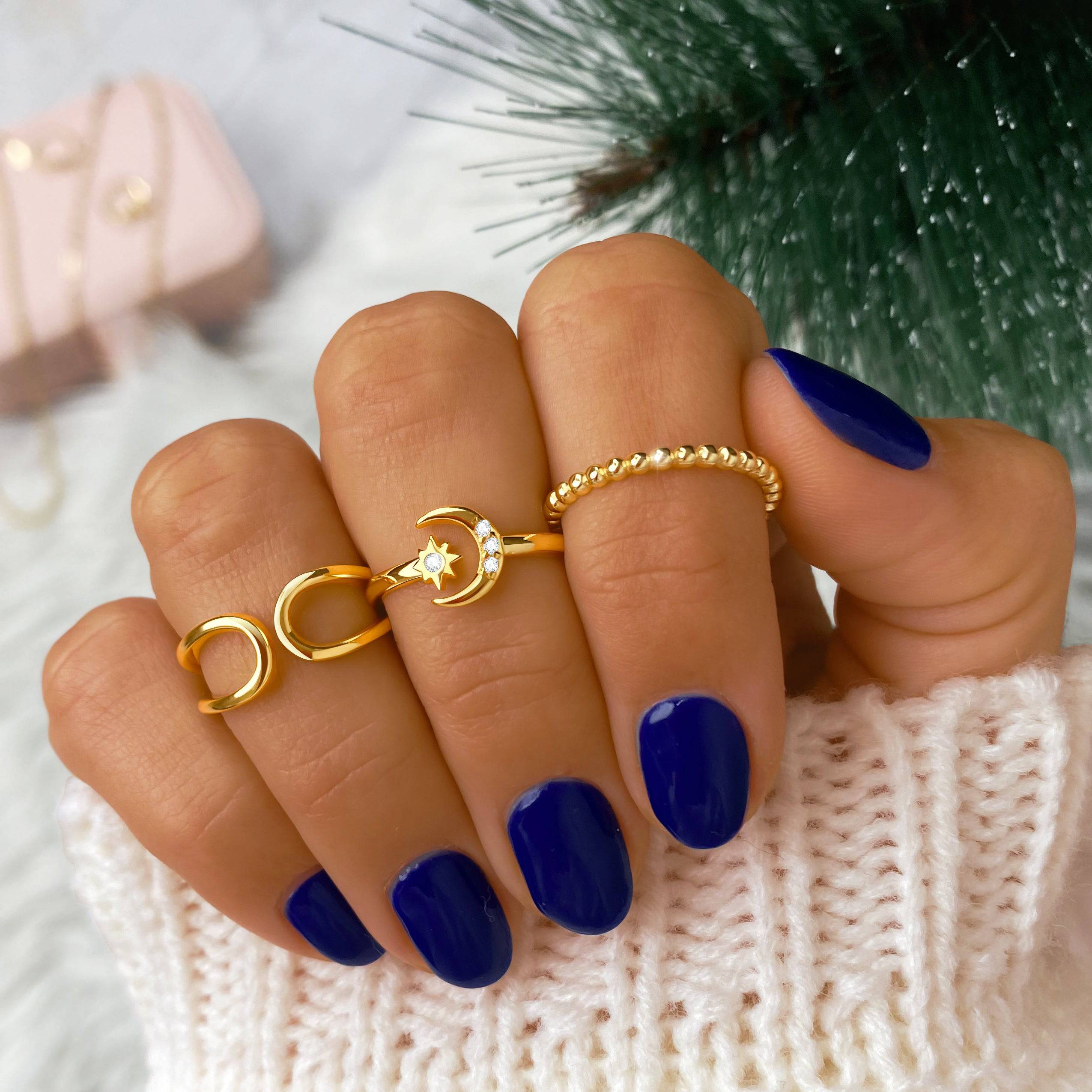 "Star and Moon" Ring - SophiaJewels
