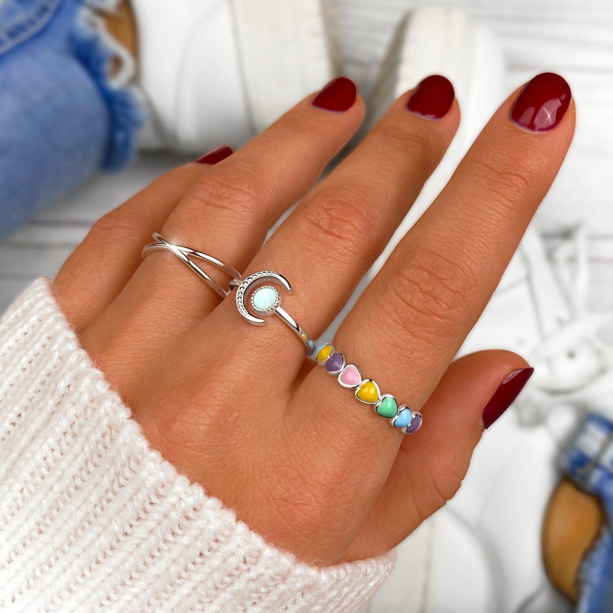 "Sweet Moon" Ring - SophiaJewels