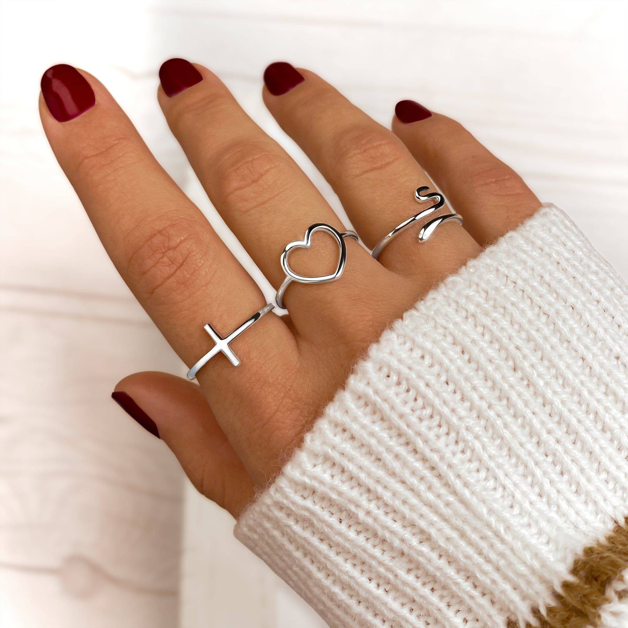 "Minimalist Heart" Ring - SophiaJewels