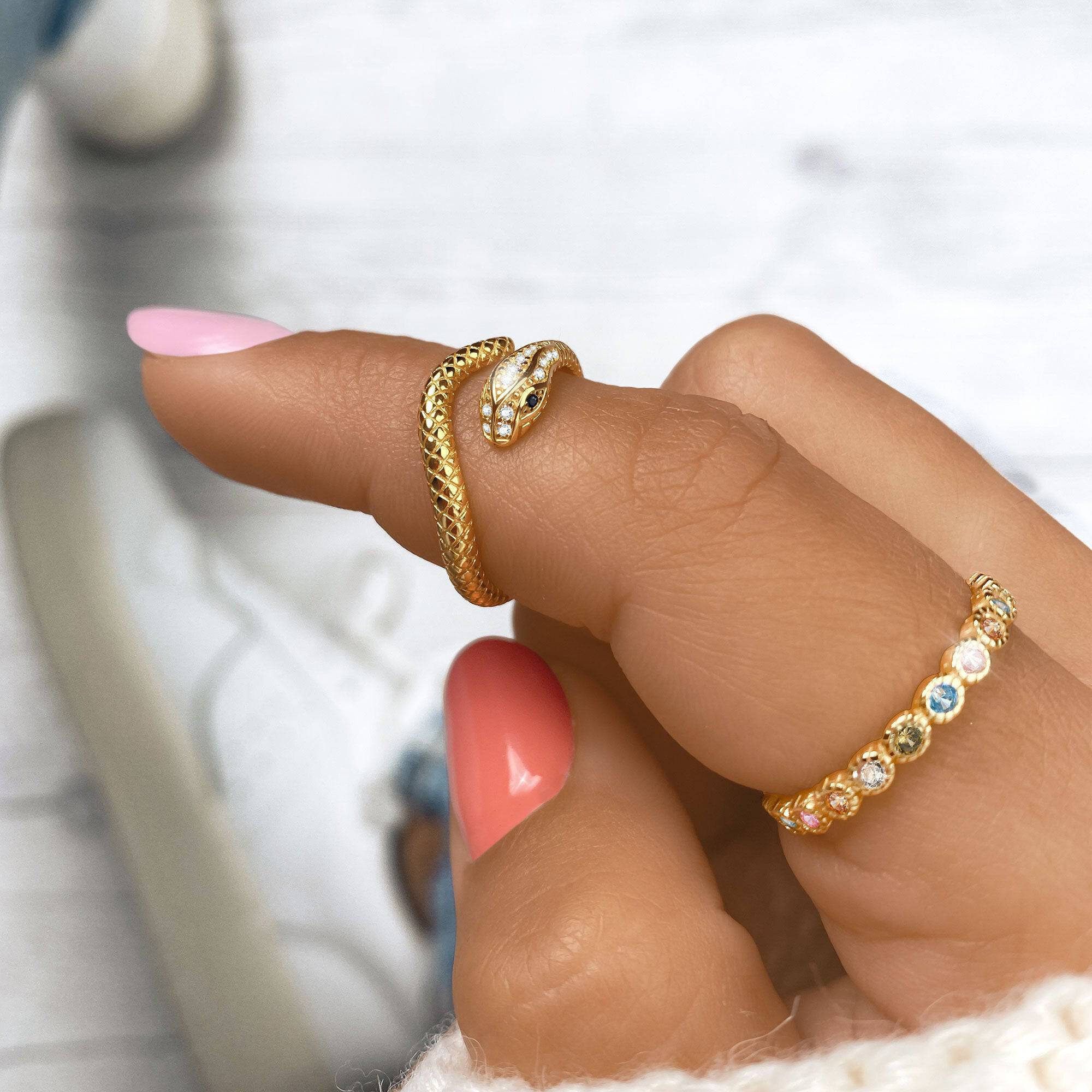 "Circular Colours" Ring - SophiaJewels