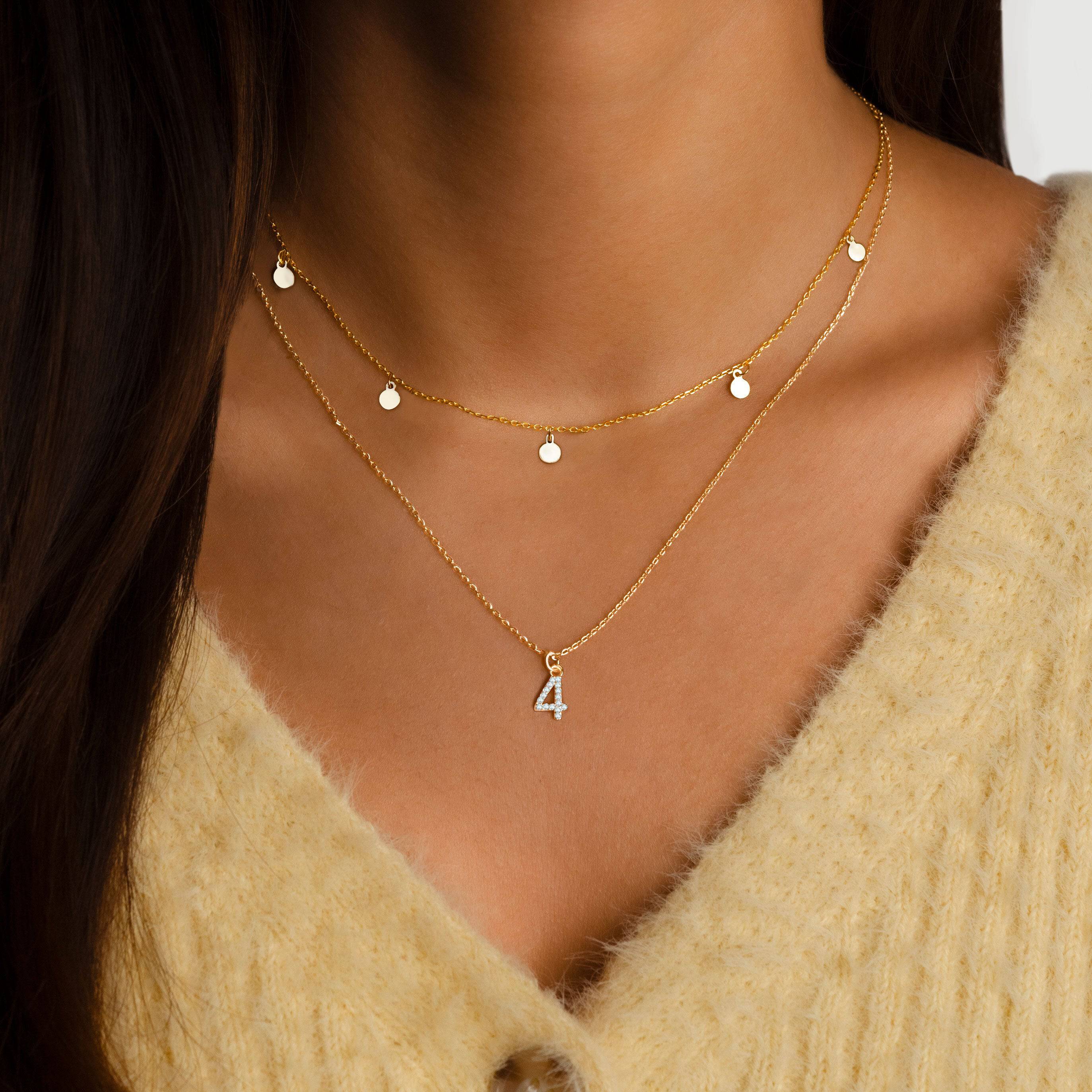 "Little Number" Necklace - SophiaJewels