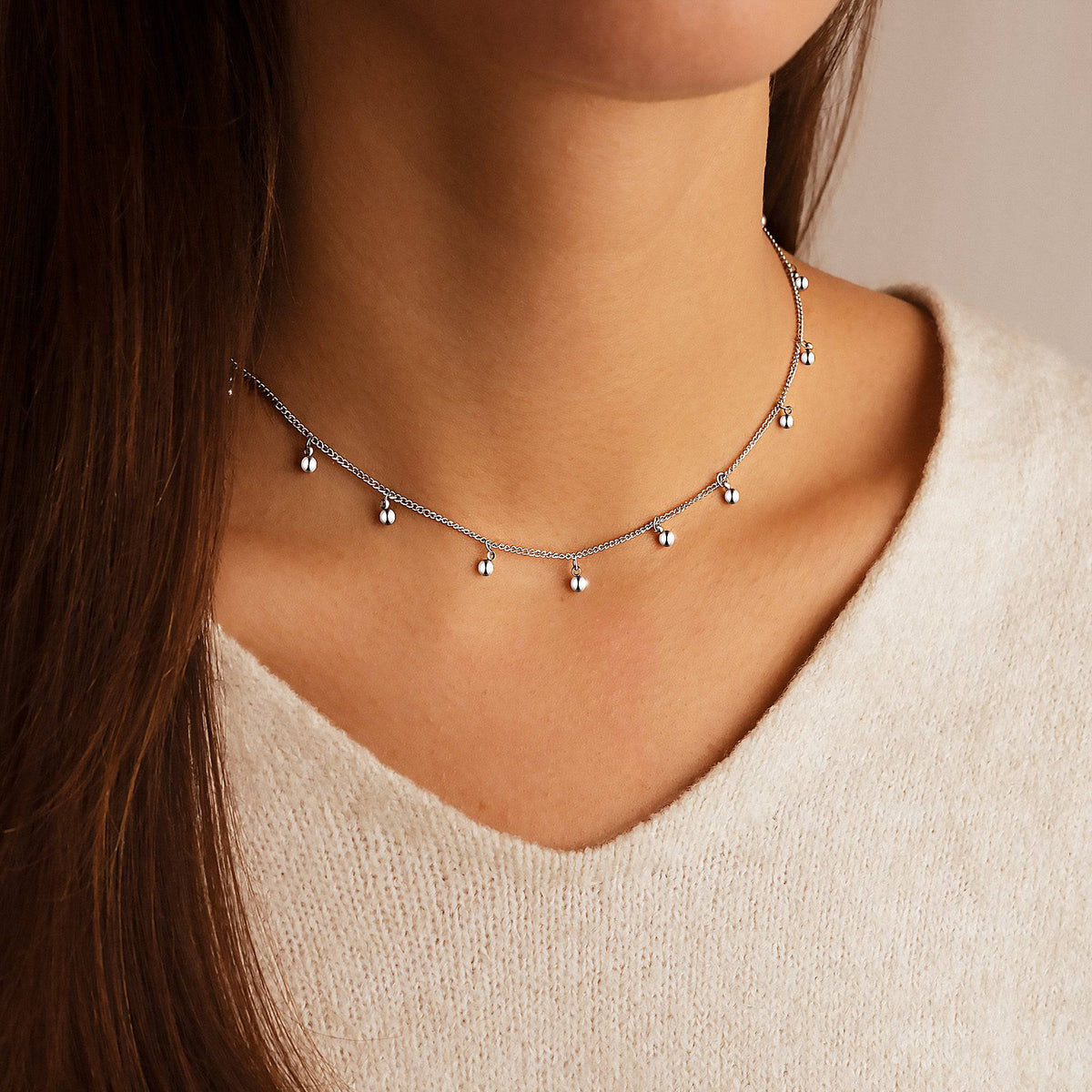 Spherical Balls Necklace