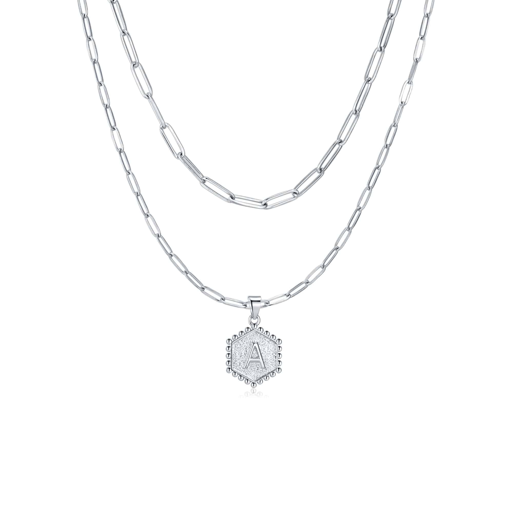 "Initial Chains" Necklace - SophiaJewels
