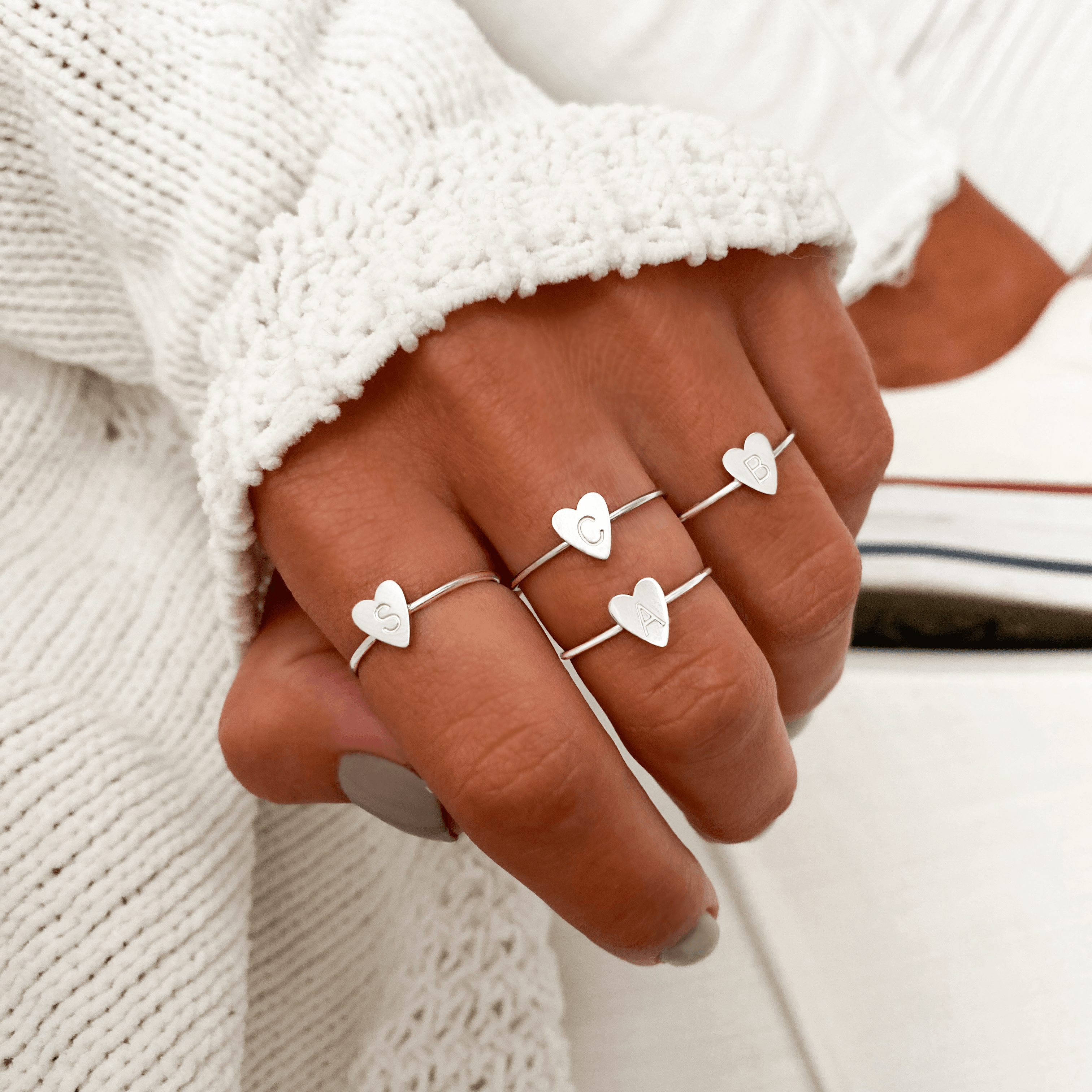 "Initial" Ring - SophiaJewels