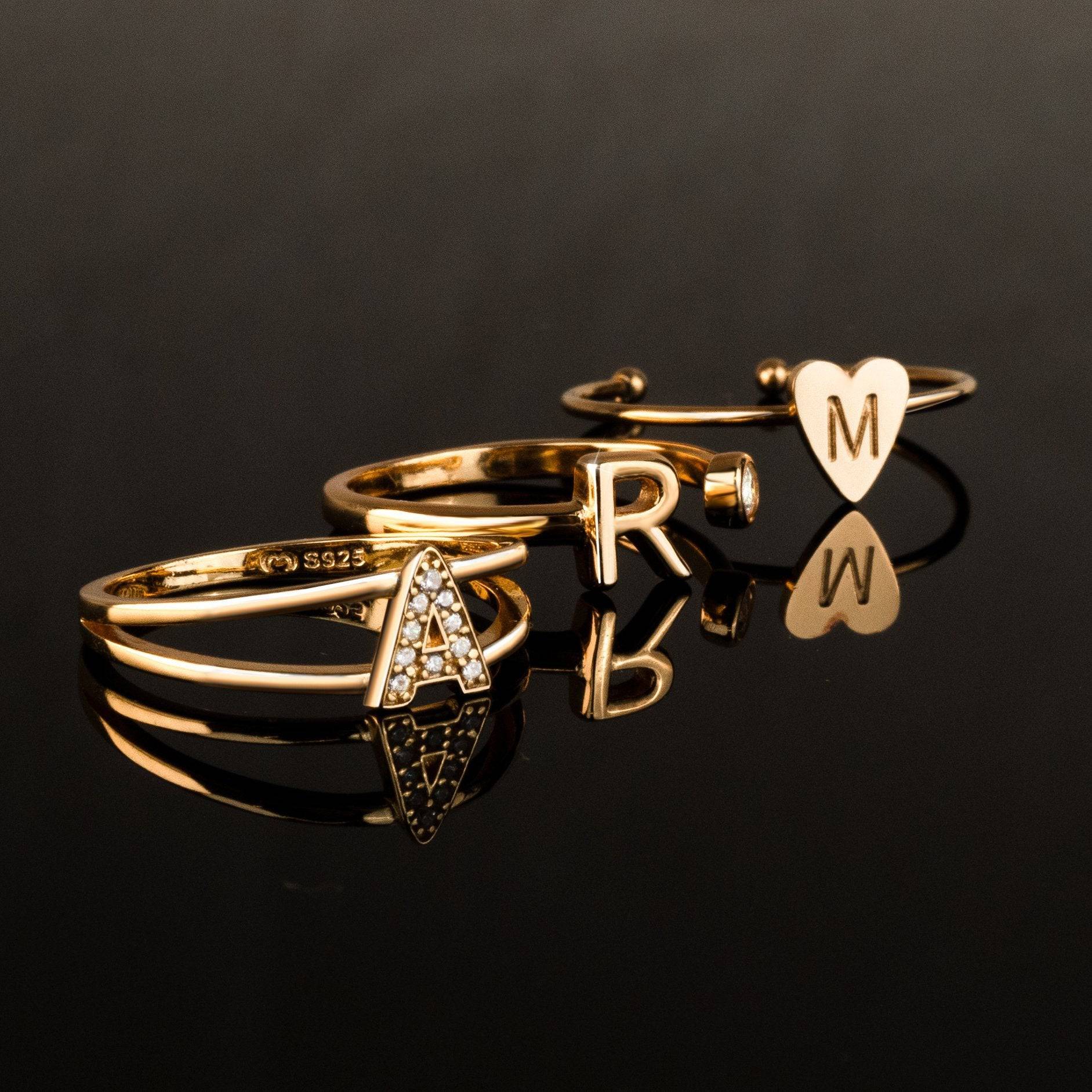 "Initial" Ring - SophiaJewels