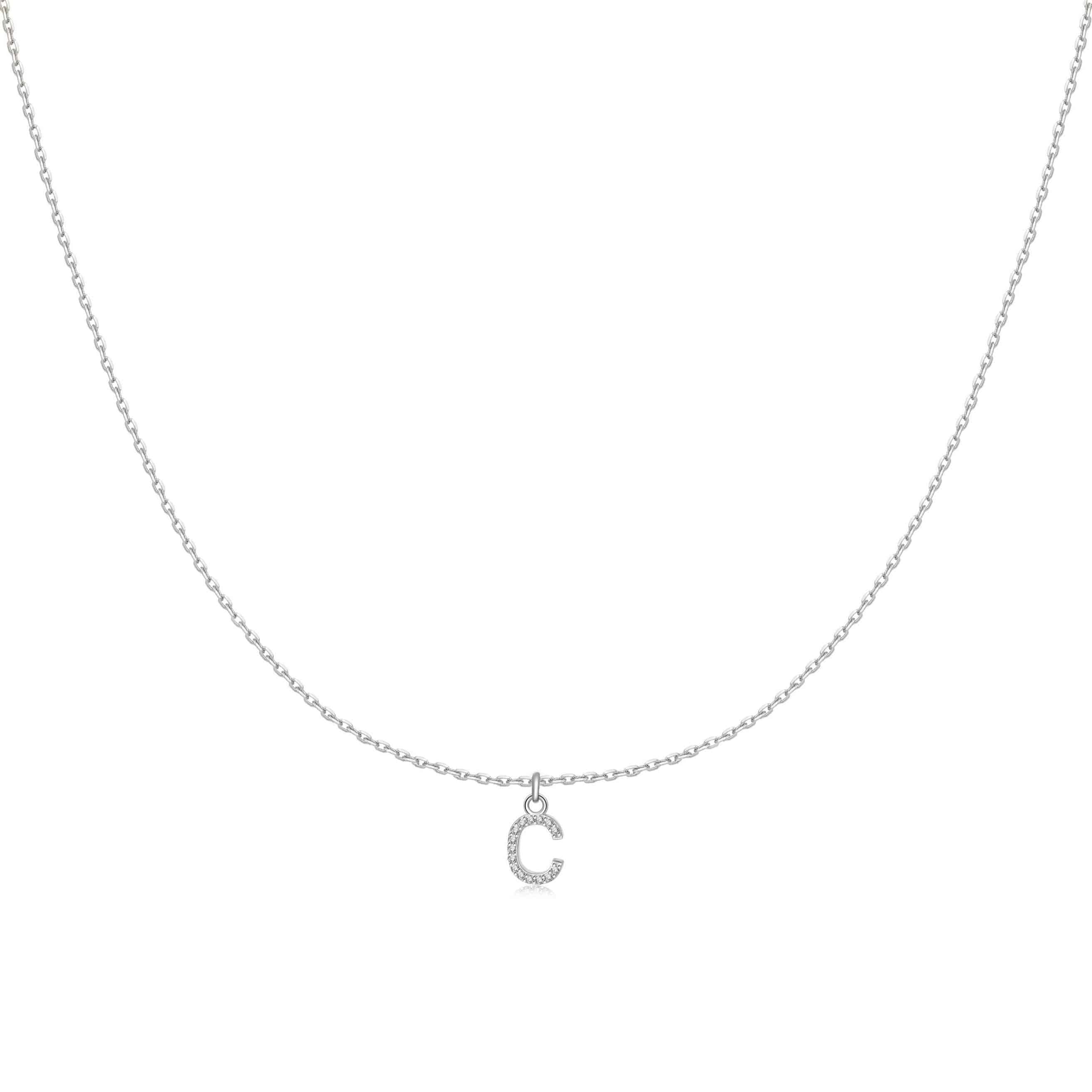 "Little Initial" Necklace - SophiaJewels