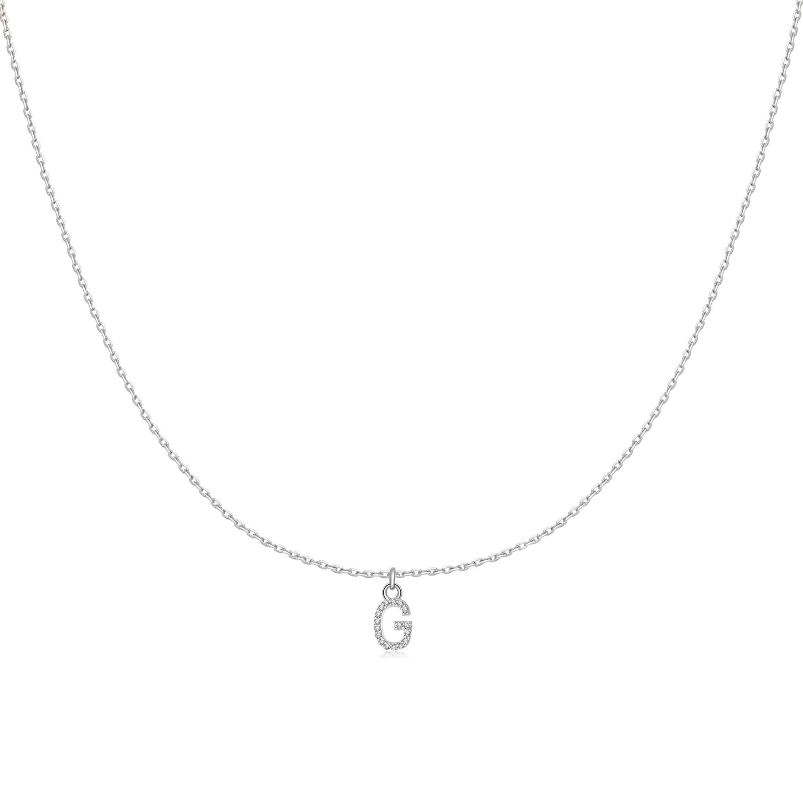 "Little Initial" Necklace - SophiaJewels
