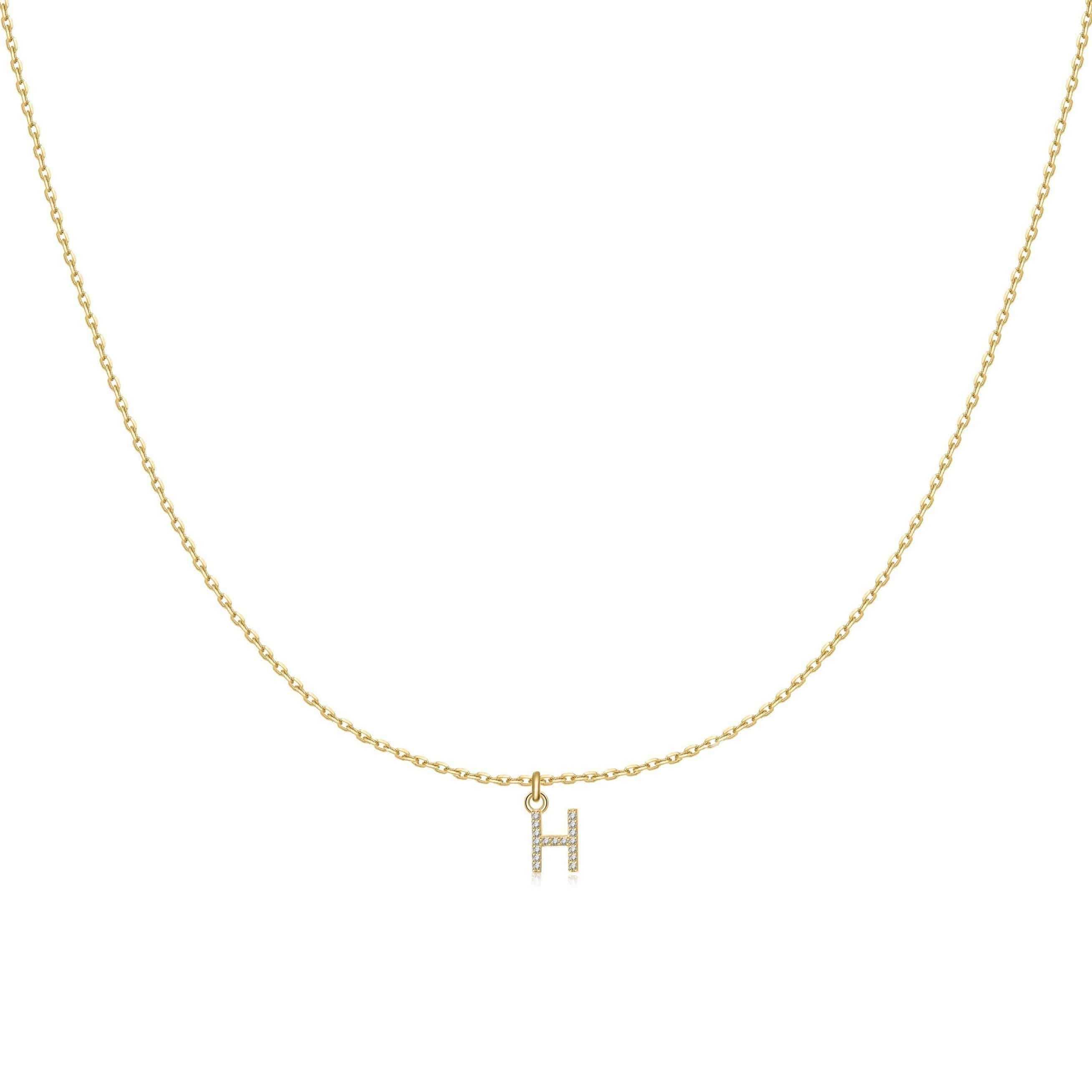 "Little Initial" Necklace - SophiaJewels
