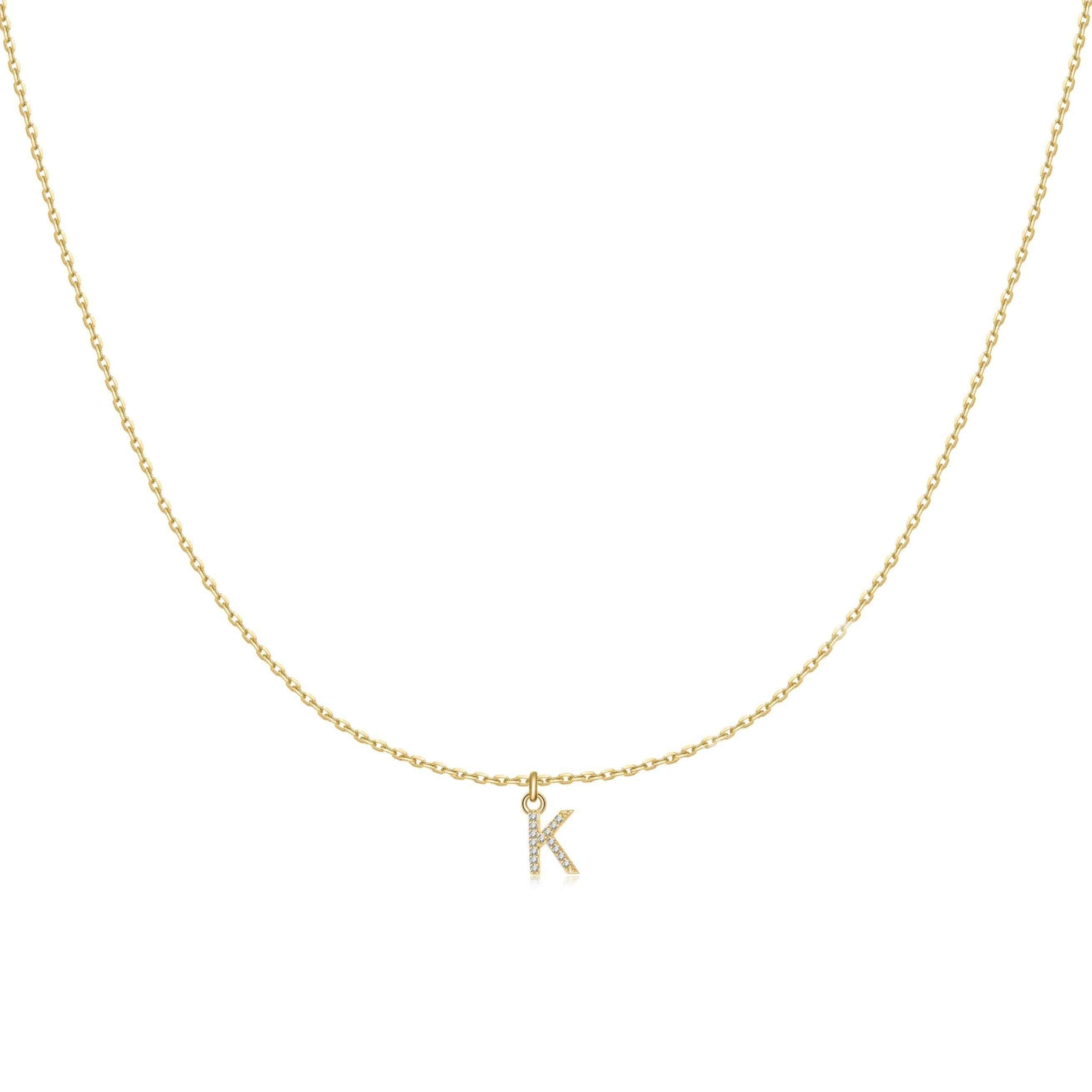 "Little Initial" Necklace - SophiaJewels