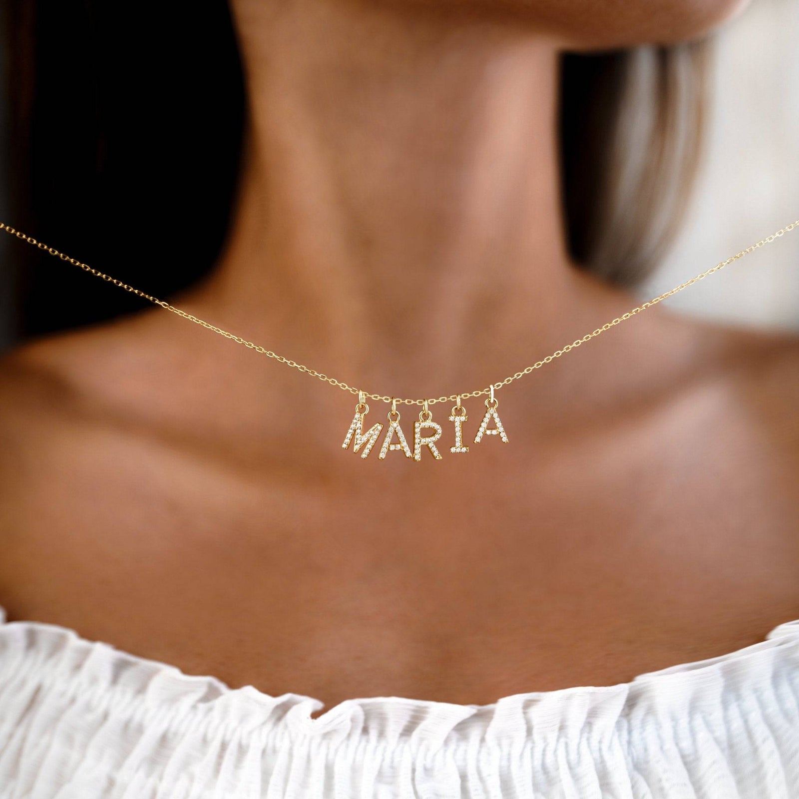 Little Initial Necklace