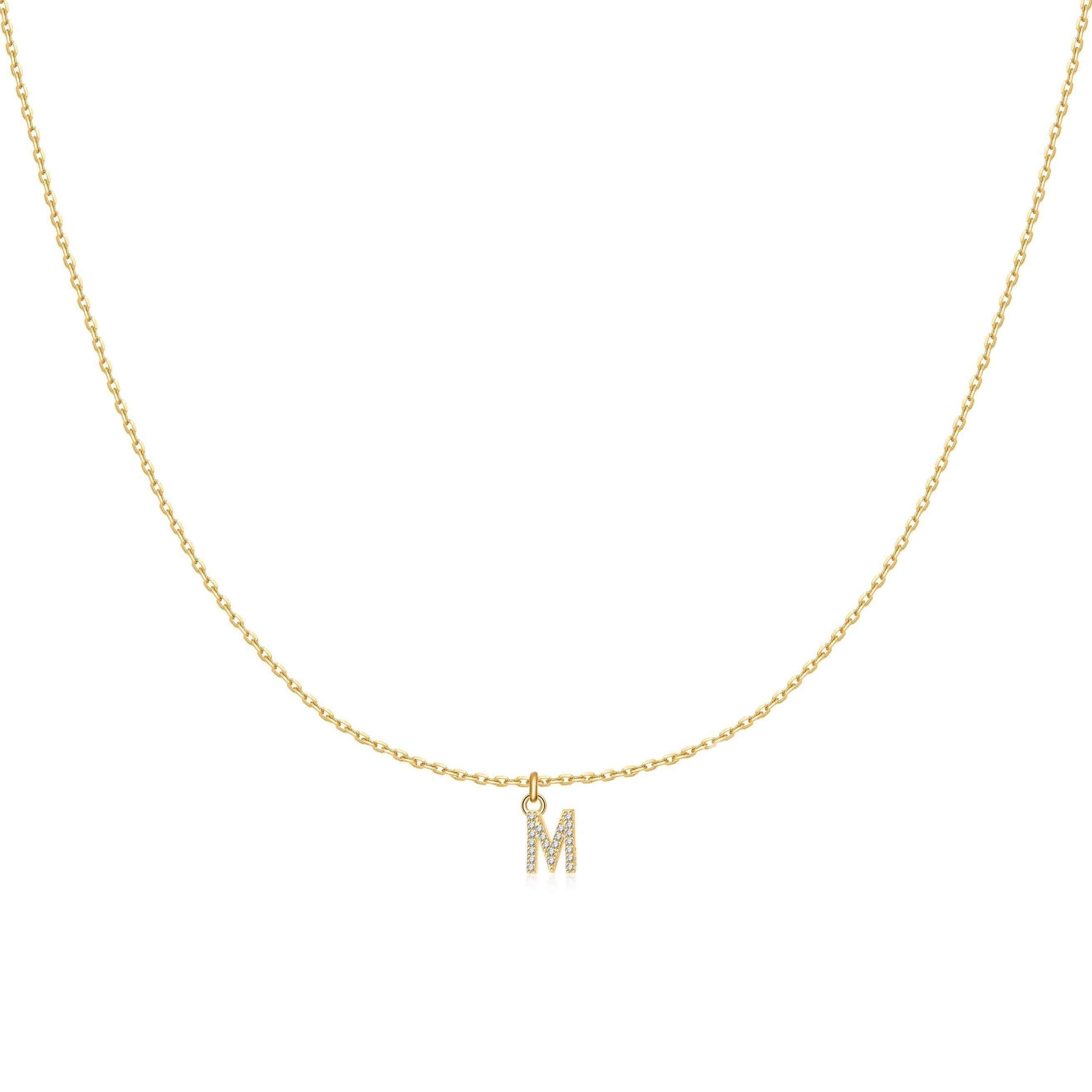 "Little Initial" Necklace - SophiaJewels