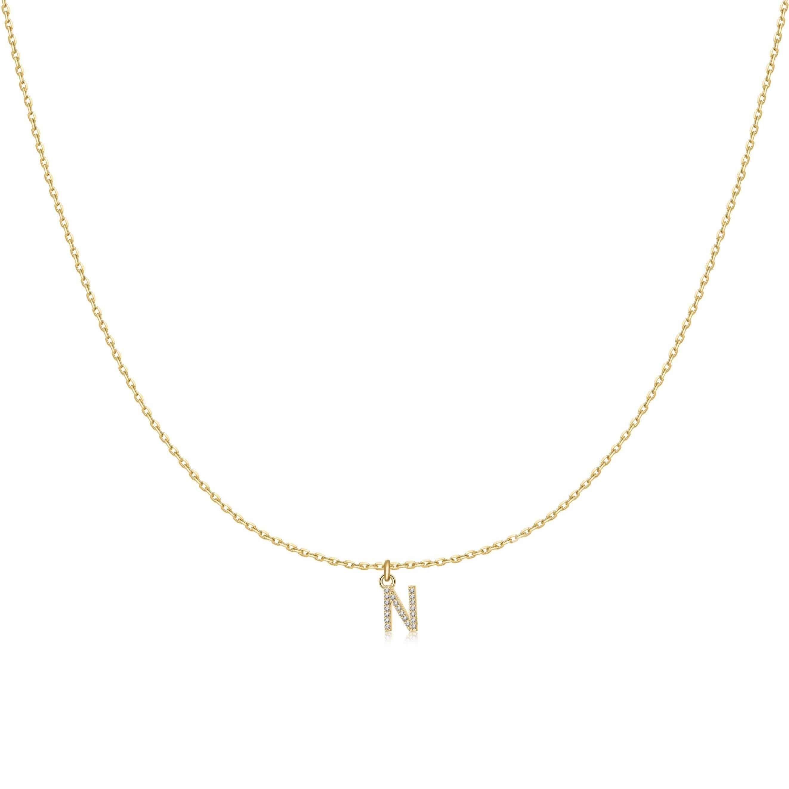 "Little Initial" Necklace - SophiaJewels