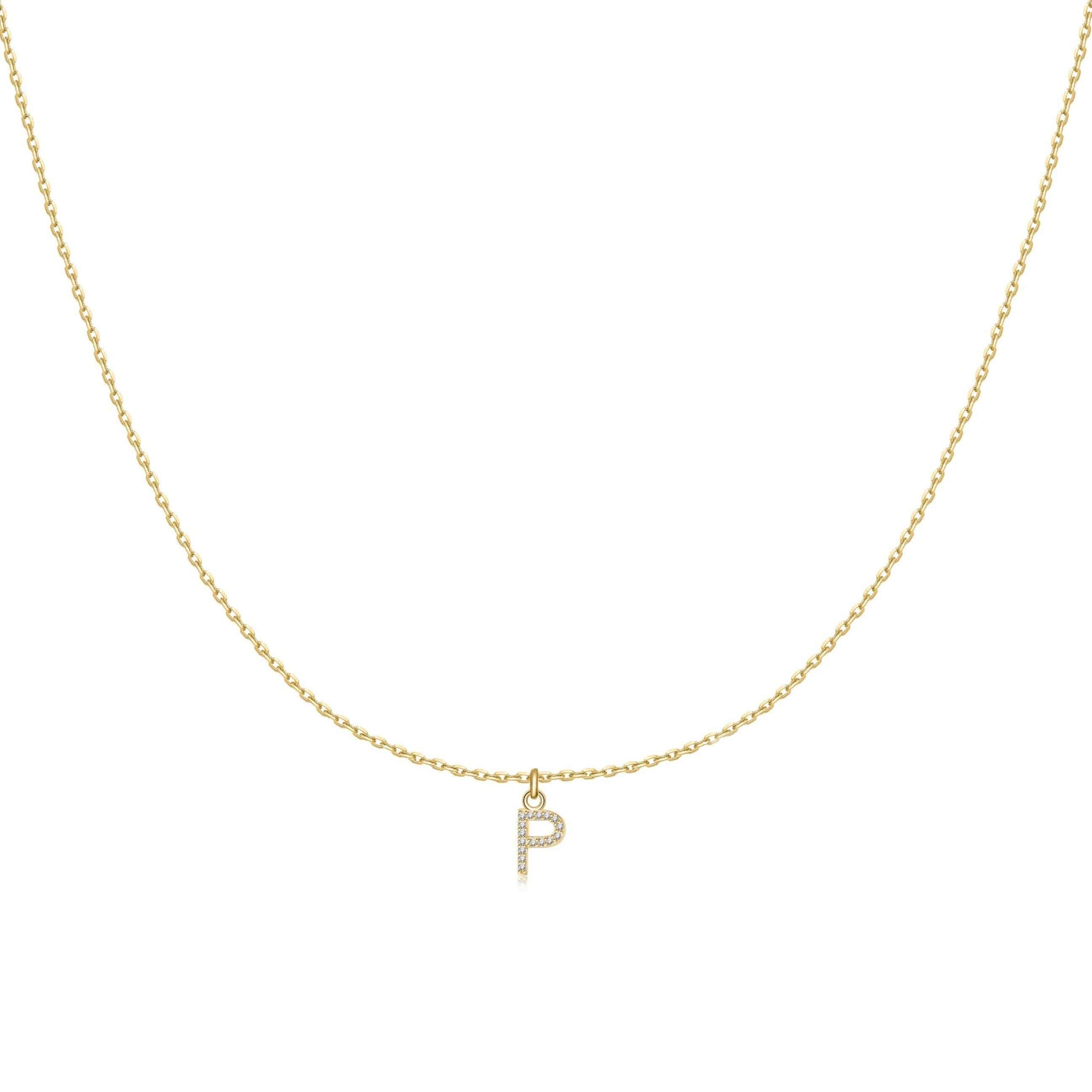 "Little Initial" Necklace - SophiaJewels