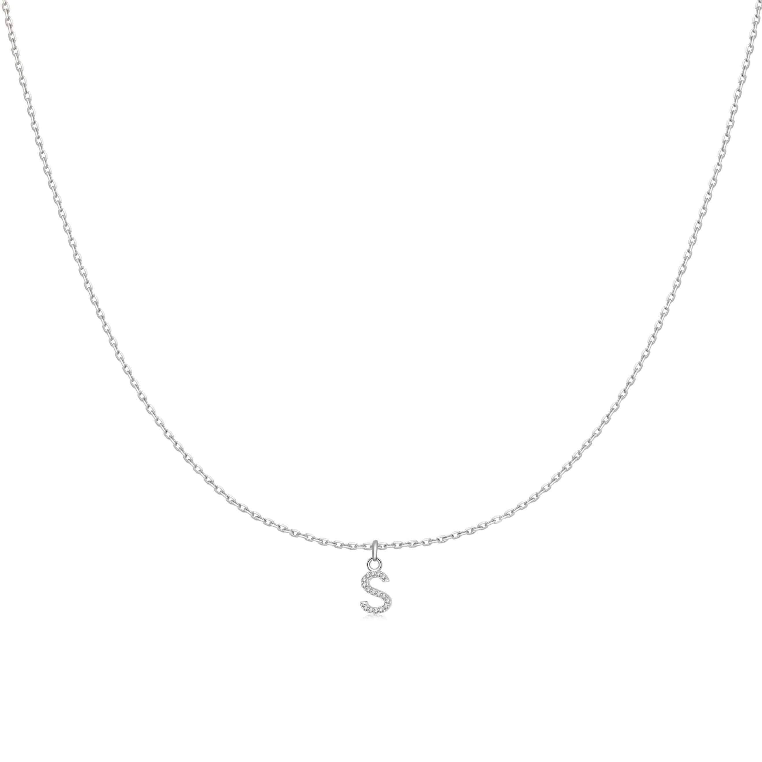 "Little Initial" Necklace - SophiaJewels