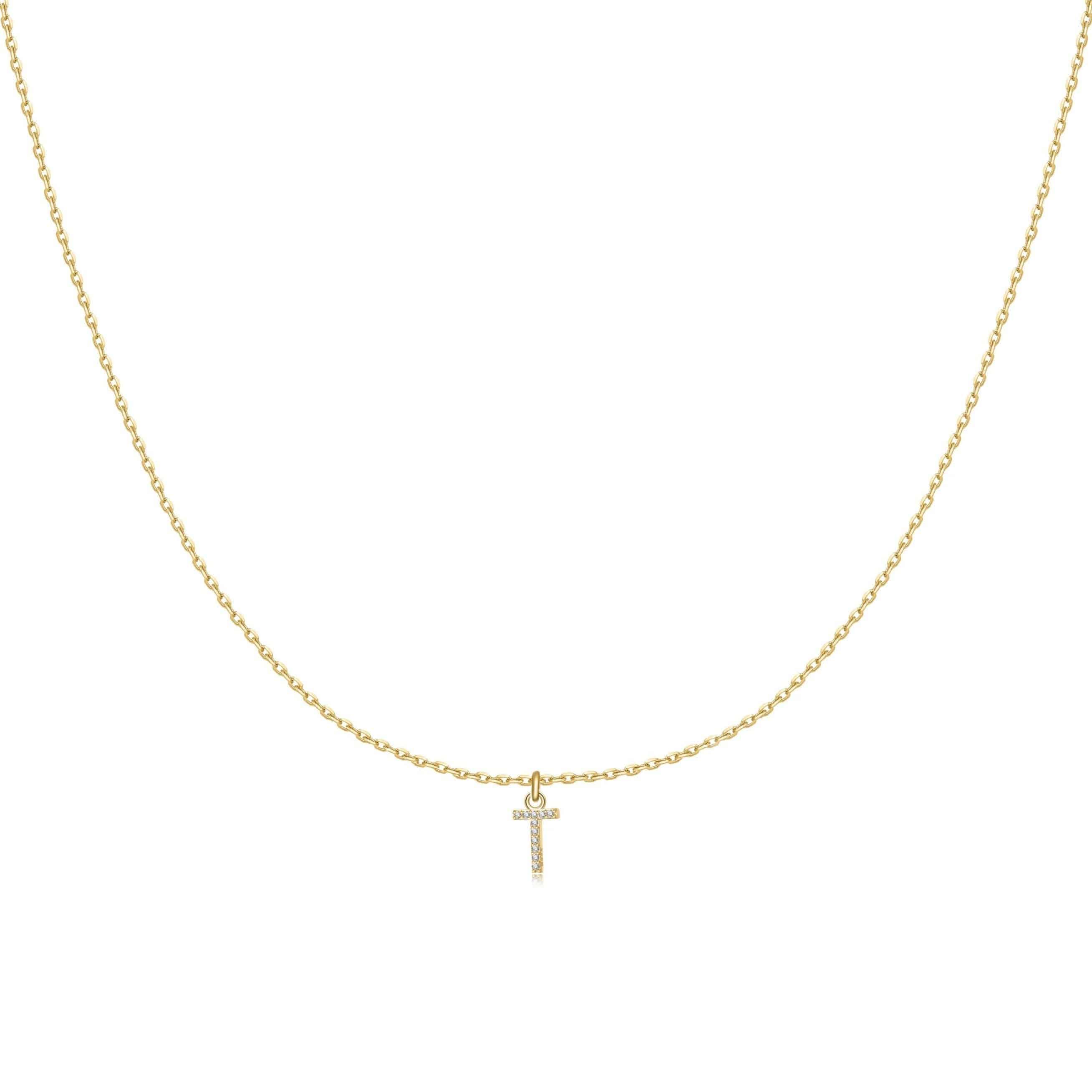 "Little Initial" Necklace - SophiaJewels