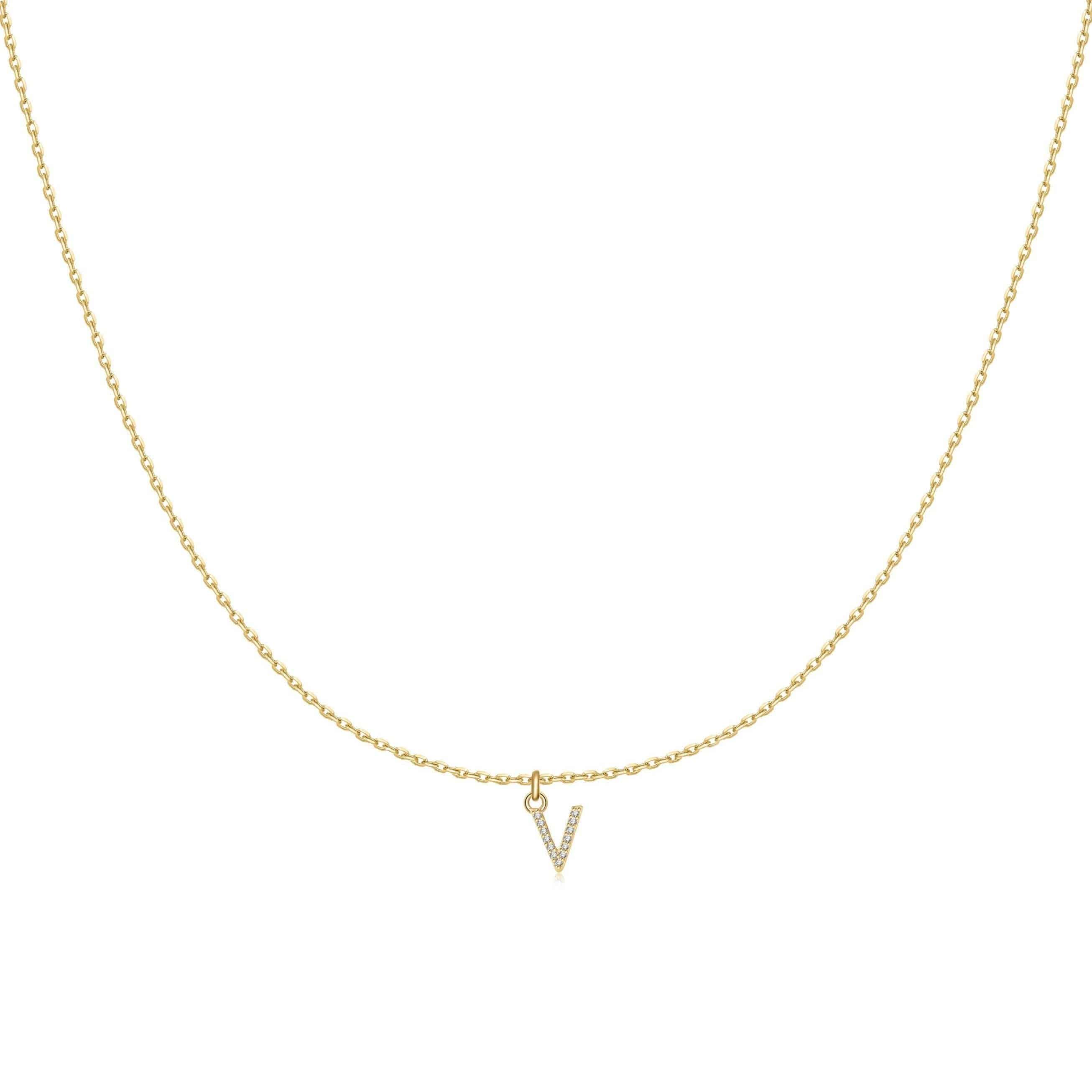 "Little Initial" Necklace - SophiaJewels