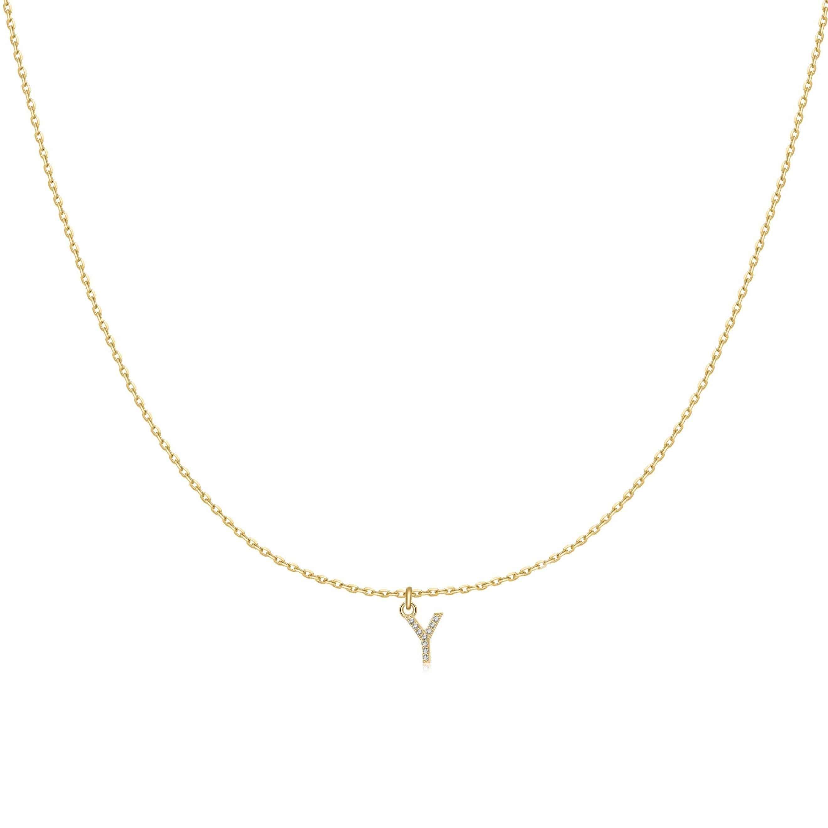 "Little Initial" Necklace - SophiaJewels