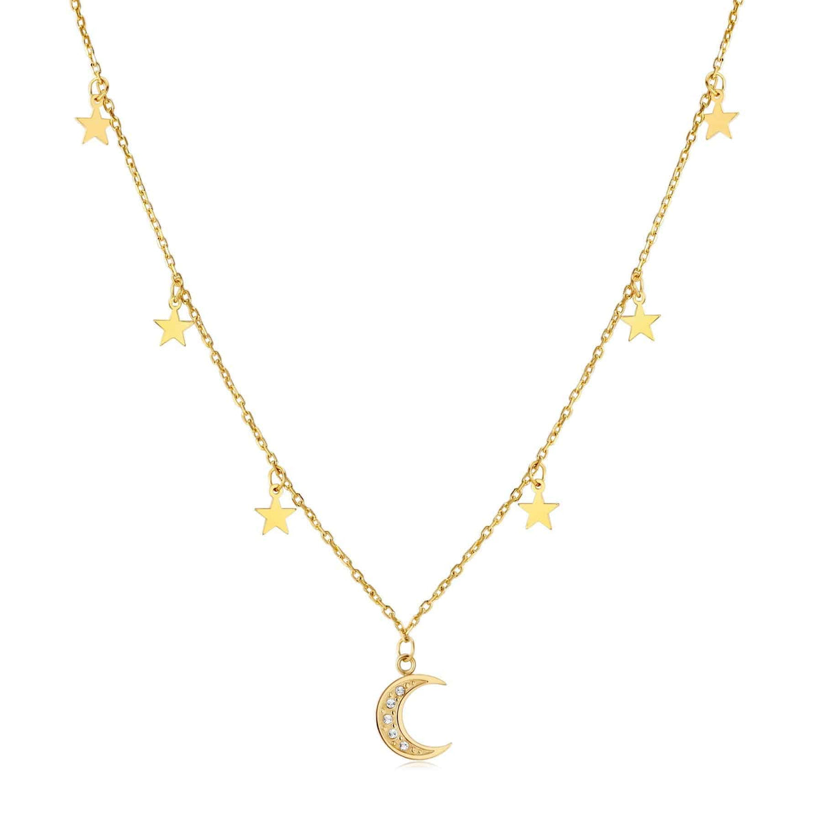 Starry Moon Necklace
