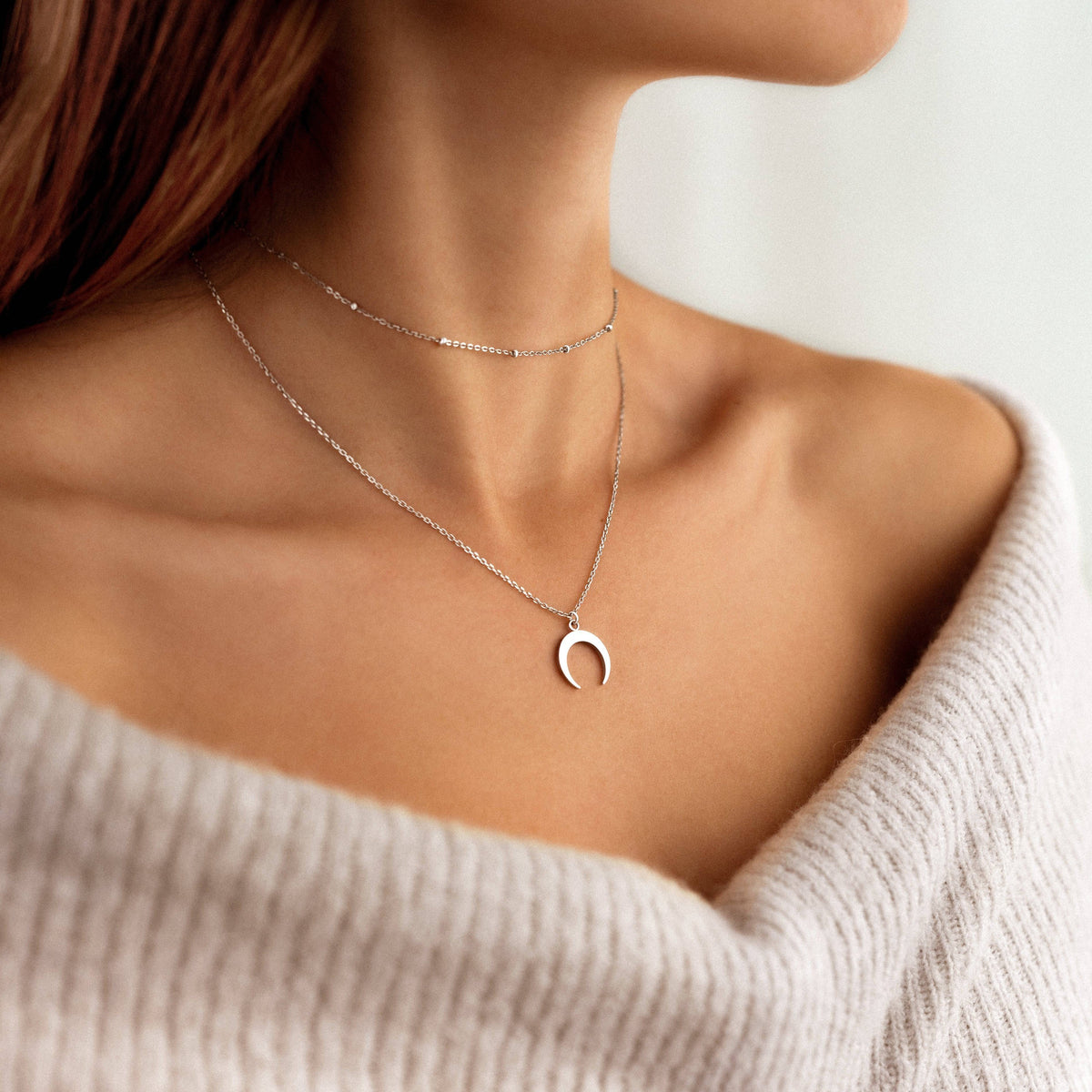 Moon Slice Necklace