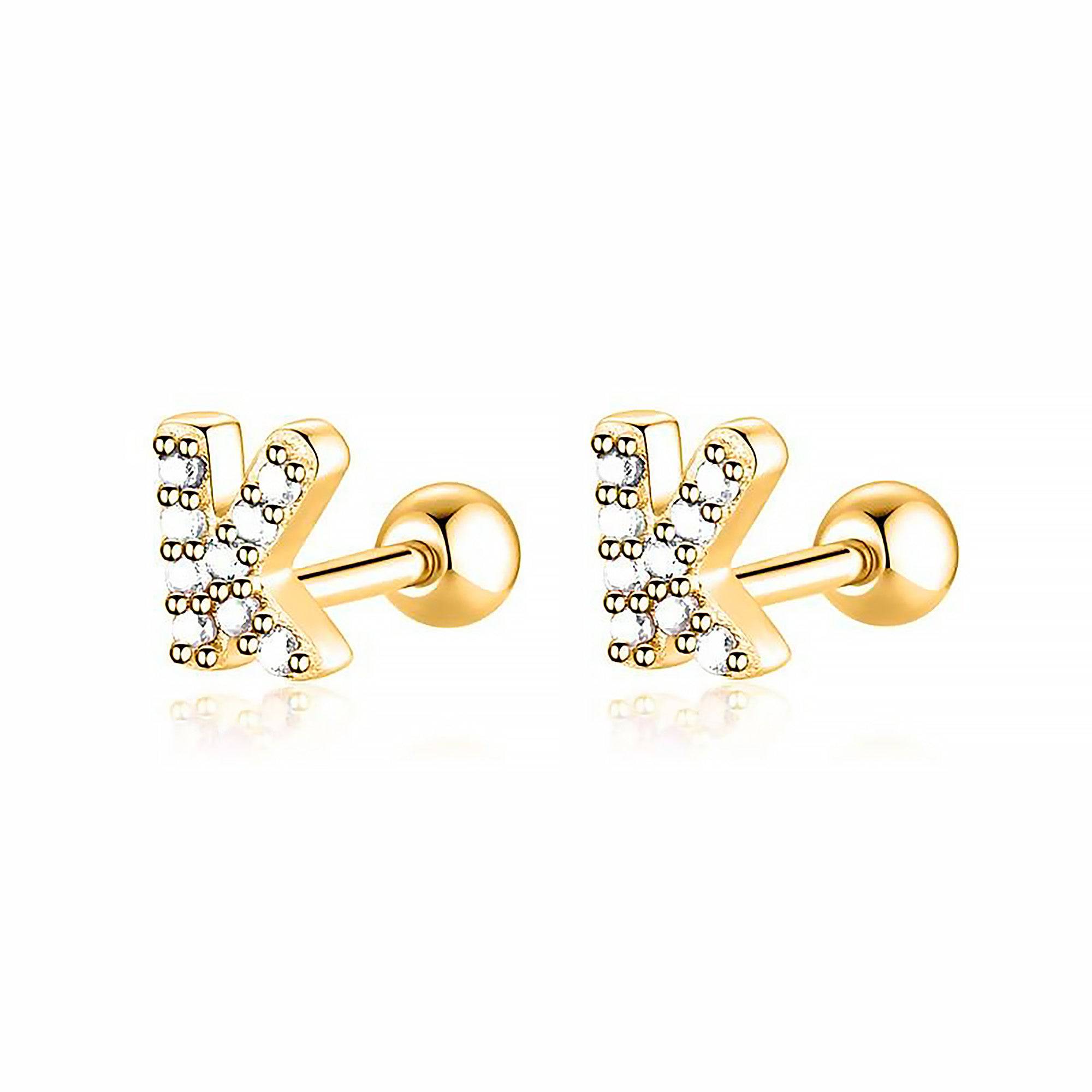 "White Letters" Earring - SophiaJewels
