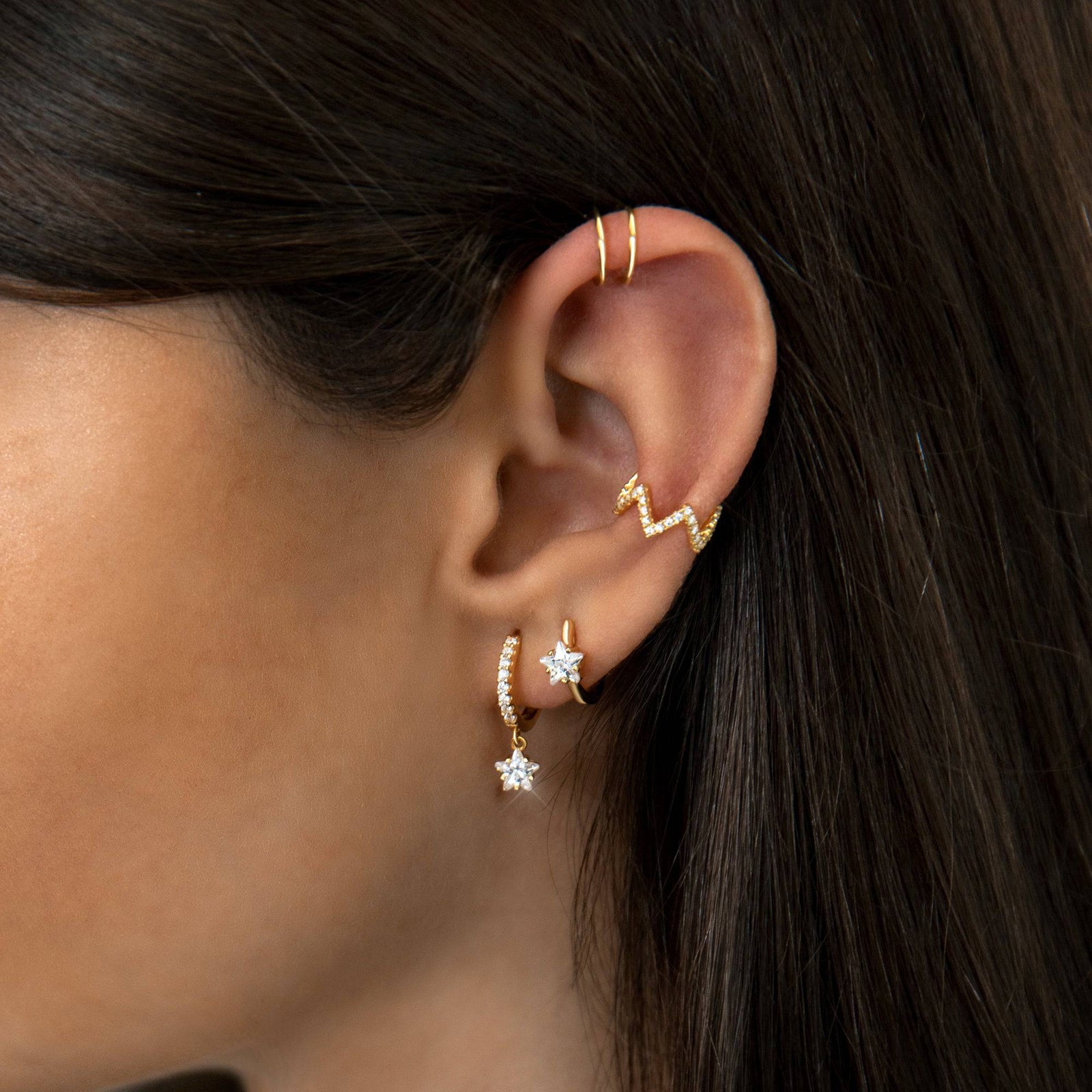 Delta Hoop Earrings