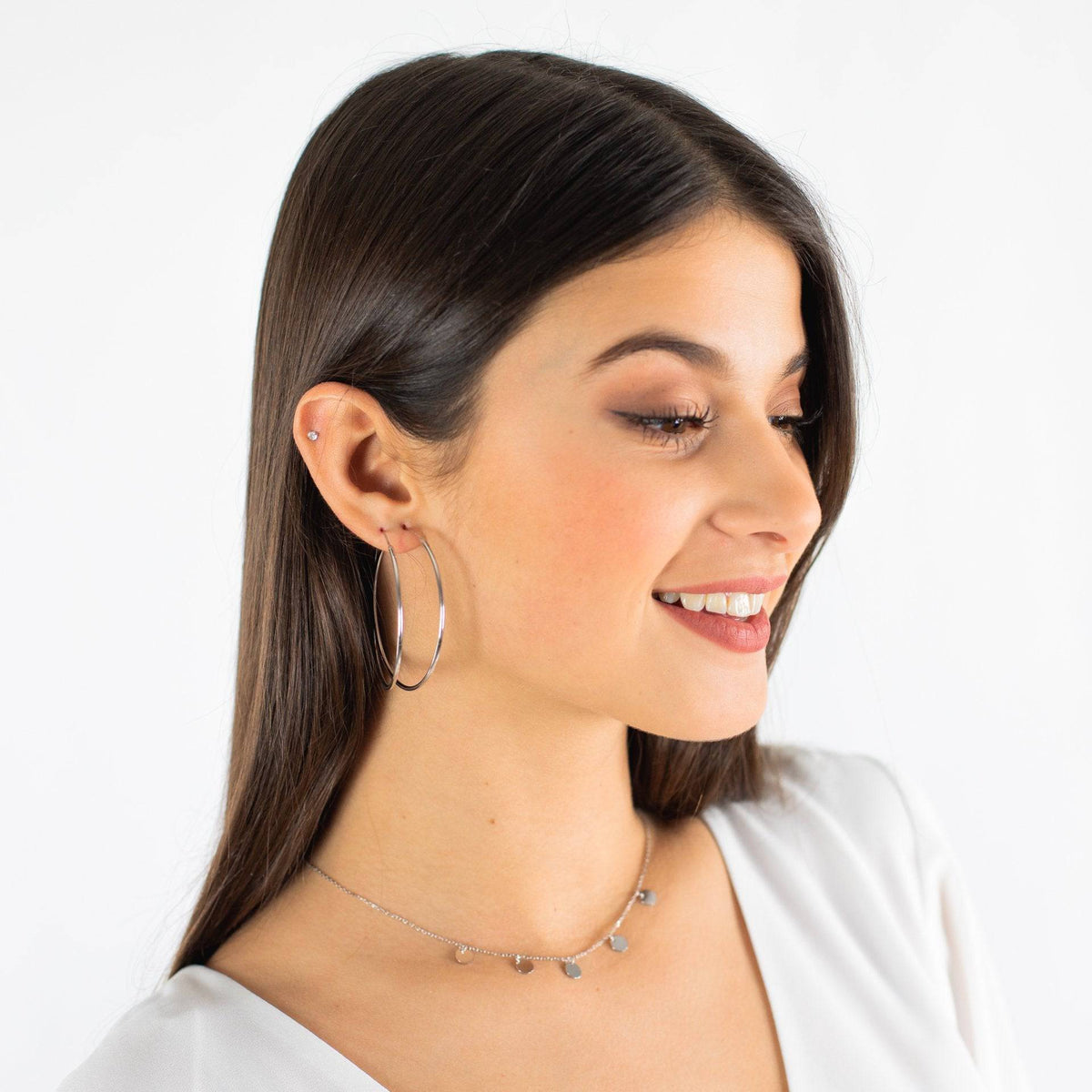 Slim Hoop Earrings