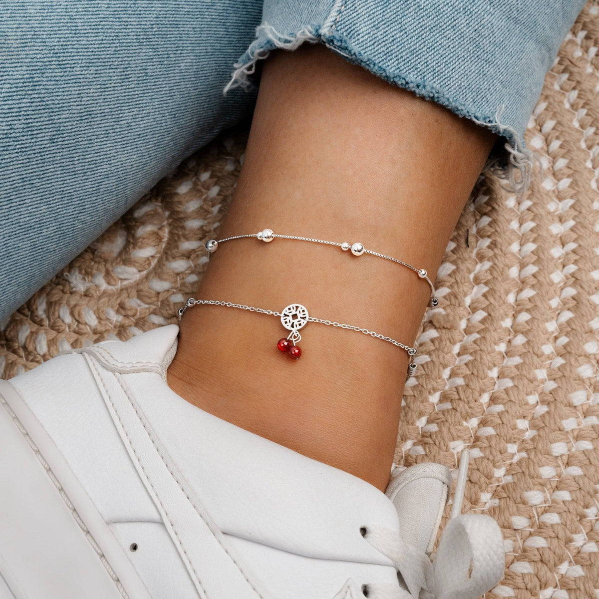 Cherry Anklet