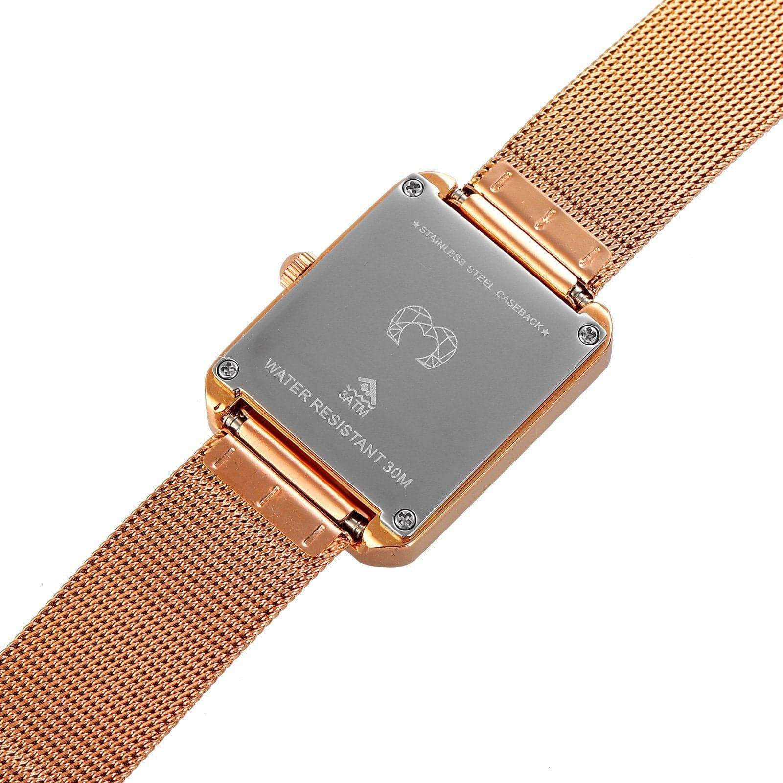 "Kapten" Watch ~ RoseBlack - SophiaJewels