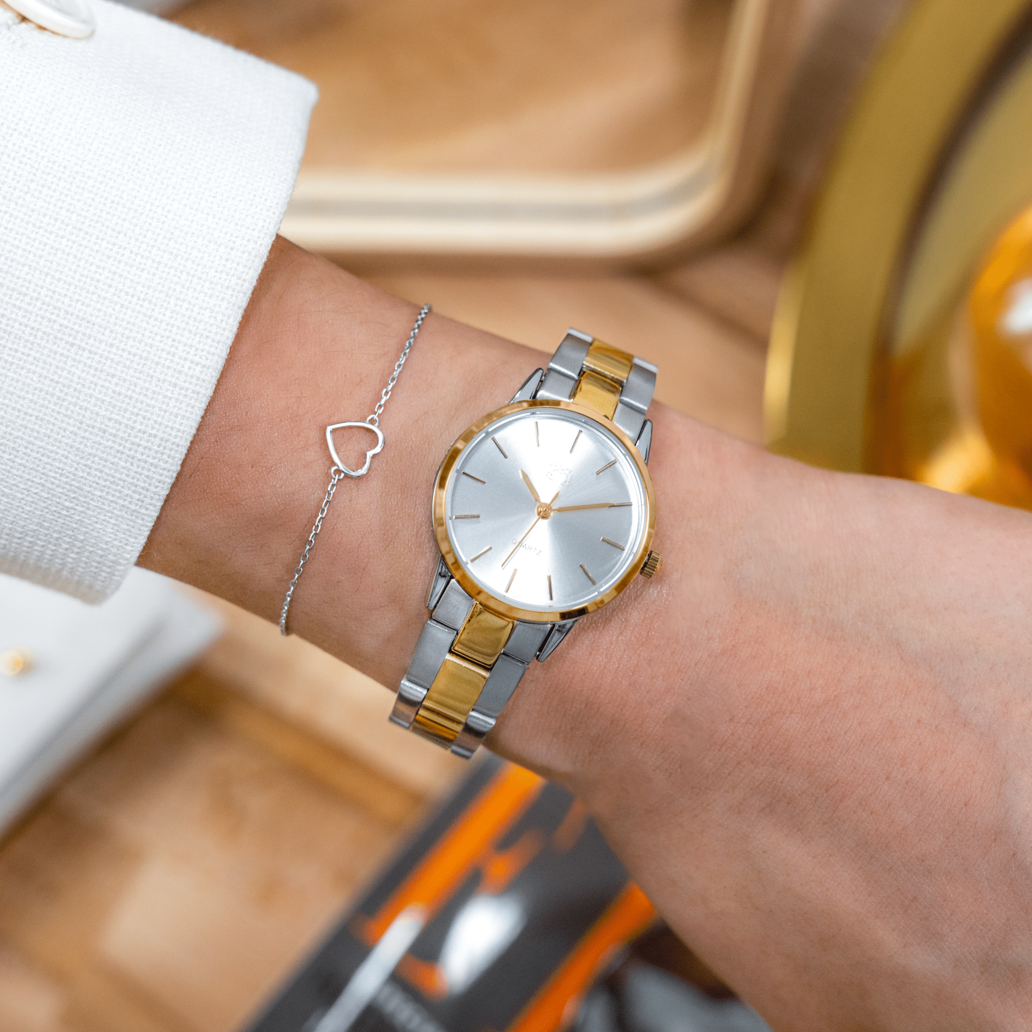"California" Watch ~ GoldSilver - SophiaJewels