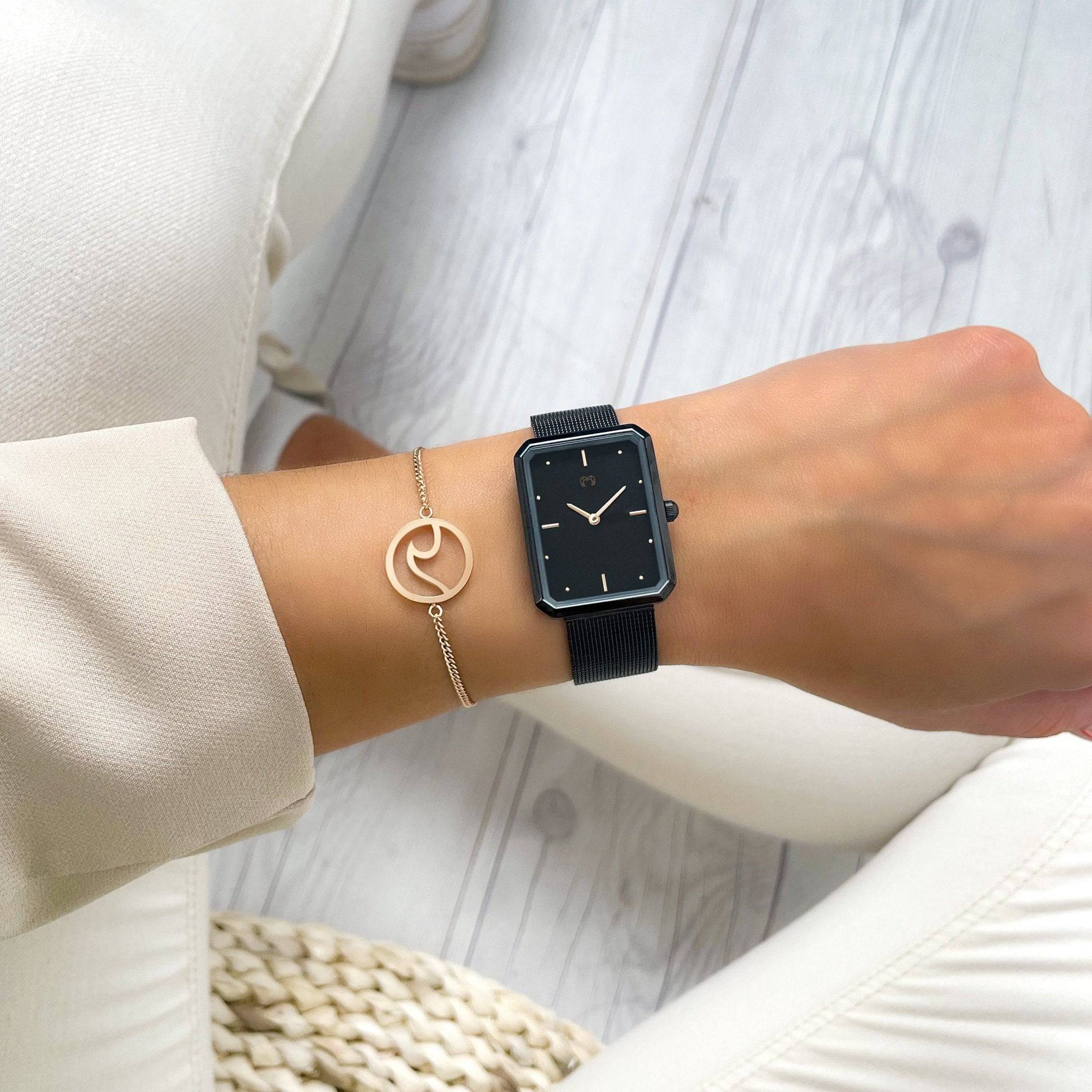 "Kapten" Watch ~ Anthracite - SophiaJewels