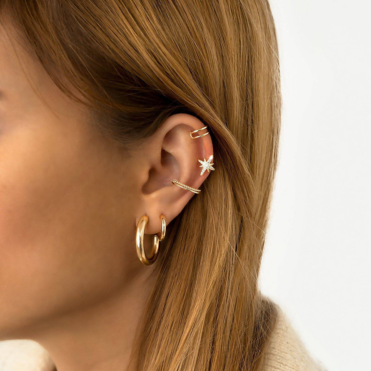 Half Ring Speranta Earrings