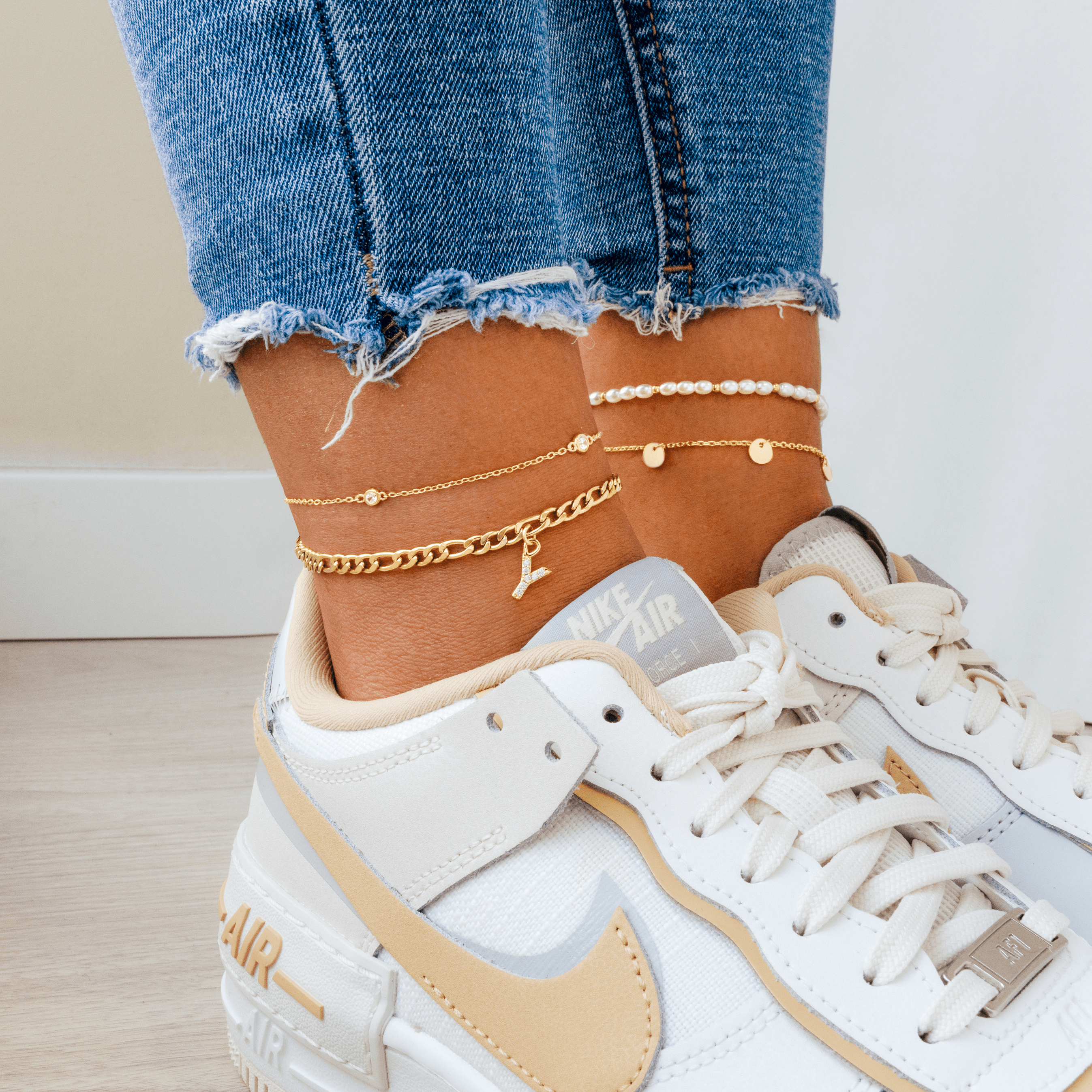 "Initials" Anklet - SophiaJewels