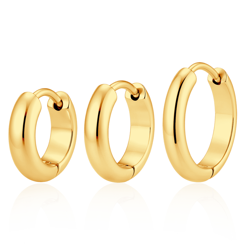 3-Hoop Earrings