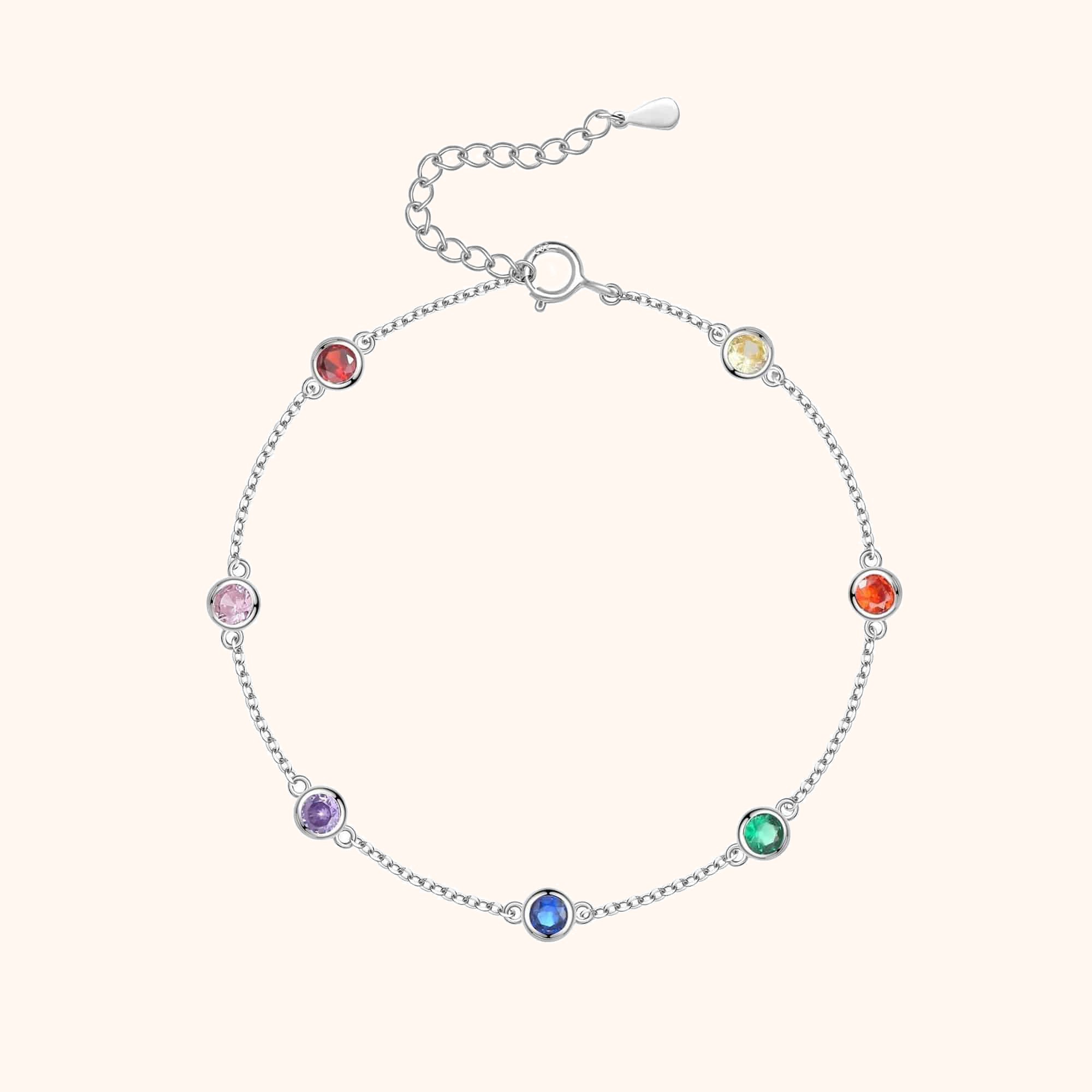 "Rainbow" Anklet - SophiaJewels