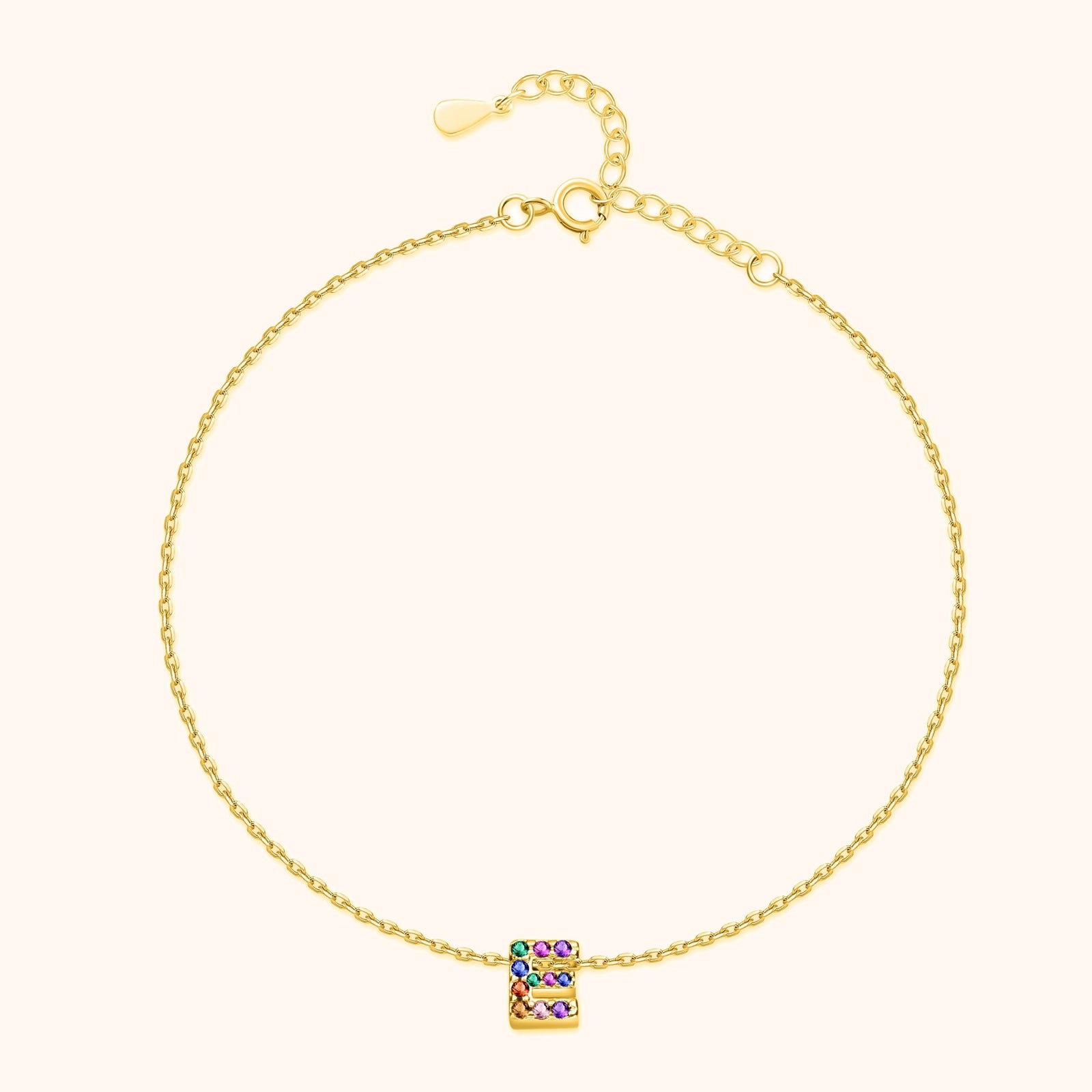 Irising Initial Anklet - SophiaJewels